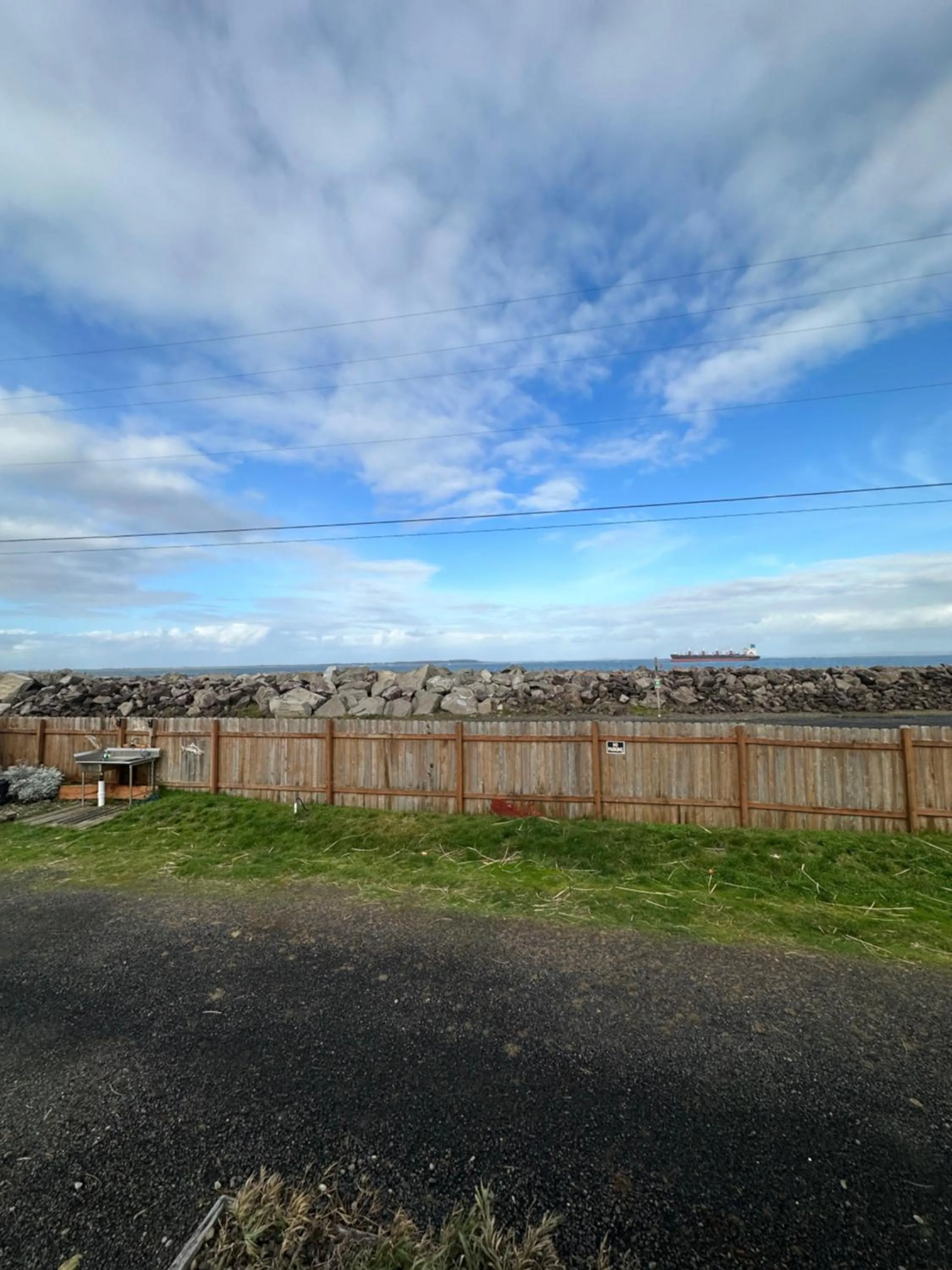 Sea view in Westport Marina Cottages