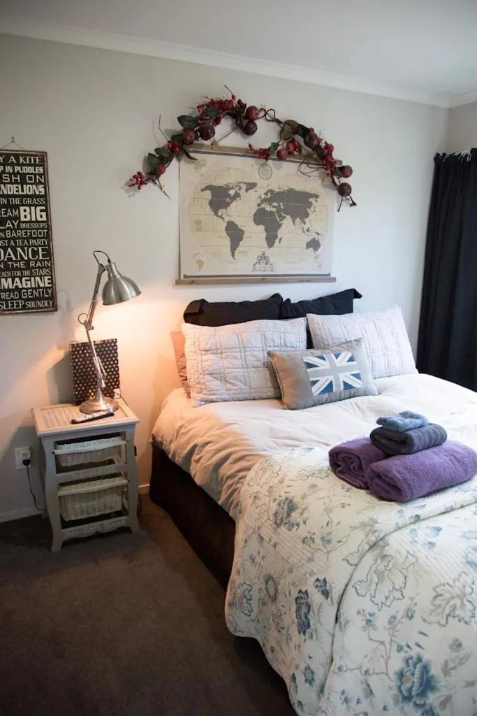 Floor plan, Bed in Waitomo Orchard Estate B&B