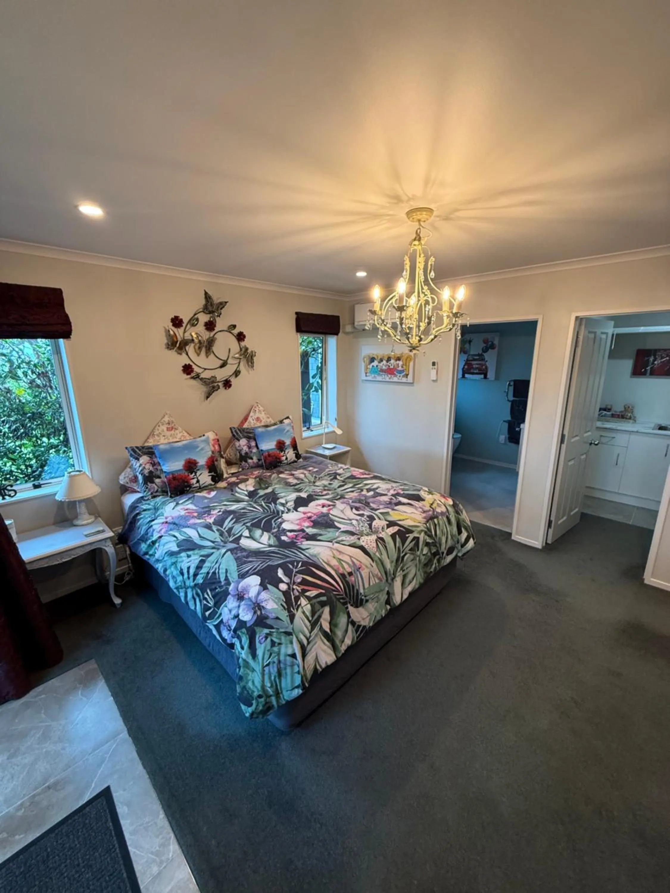 Bed in Waitomo Orchard Estate B&B