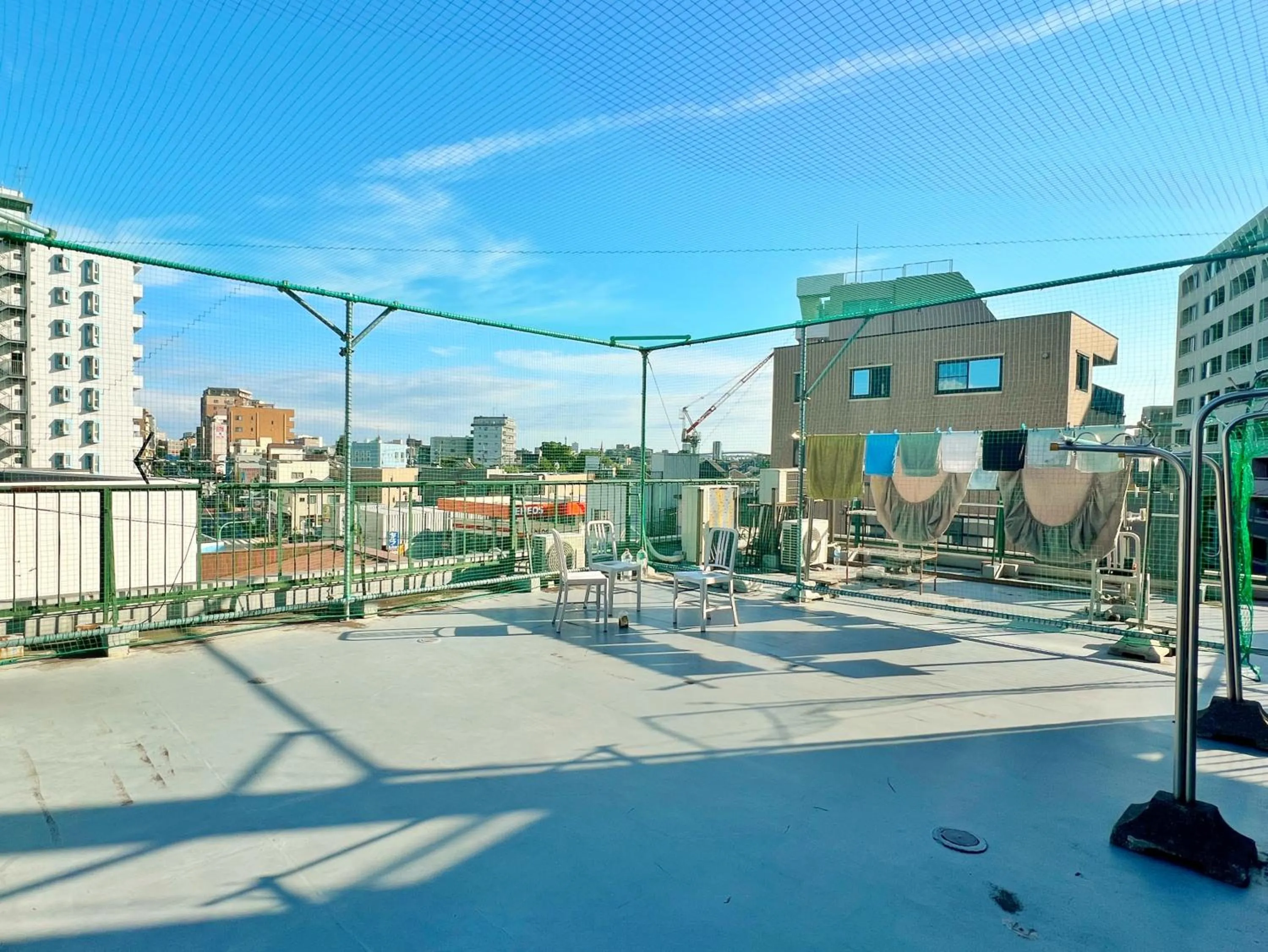 Balcony/Terrace in Edo Tokyo Hostel