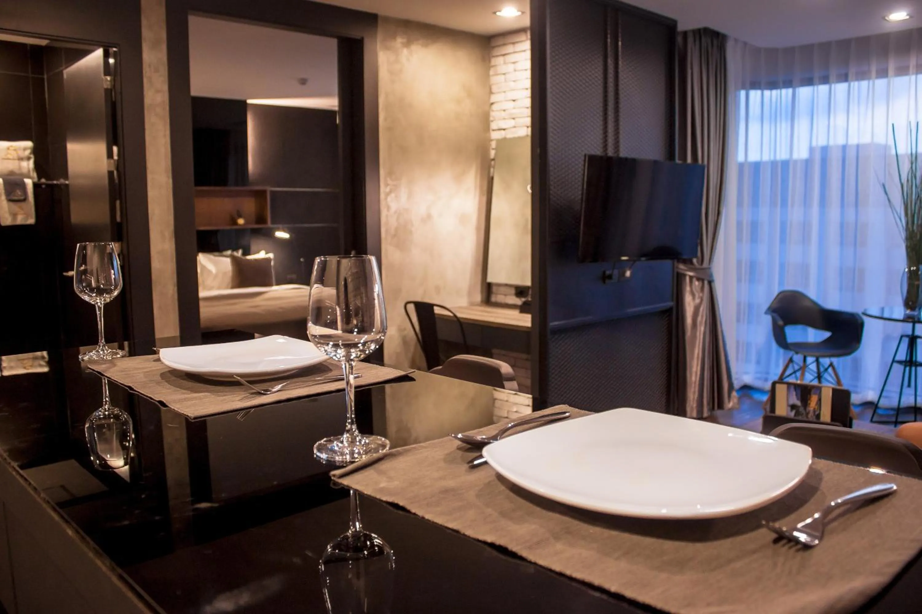 Living room in S Hadyai Hotel