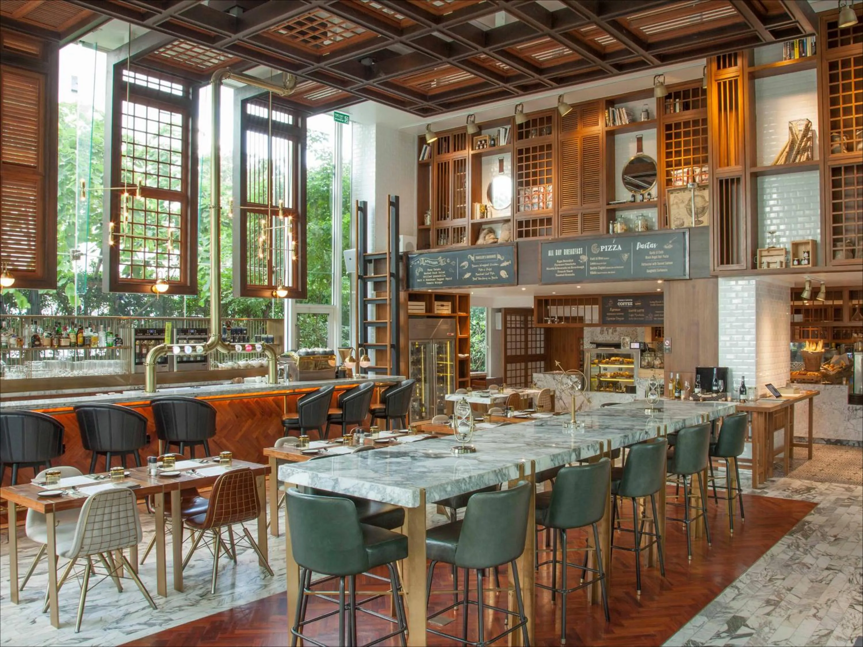 Breakfast in 137 Pillars Residences Bangkok