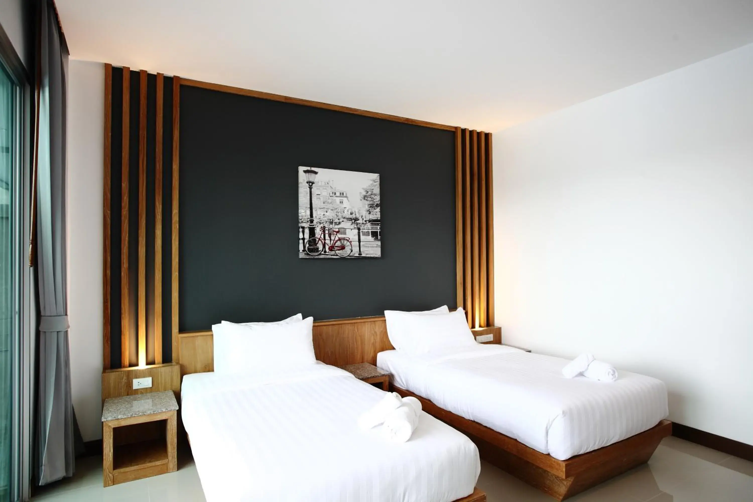 Twin Room with City View in The Malika Hotel - SHA Extra Plus Twin Room with City View in The Malika Hotel - SHA Extra Plus