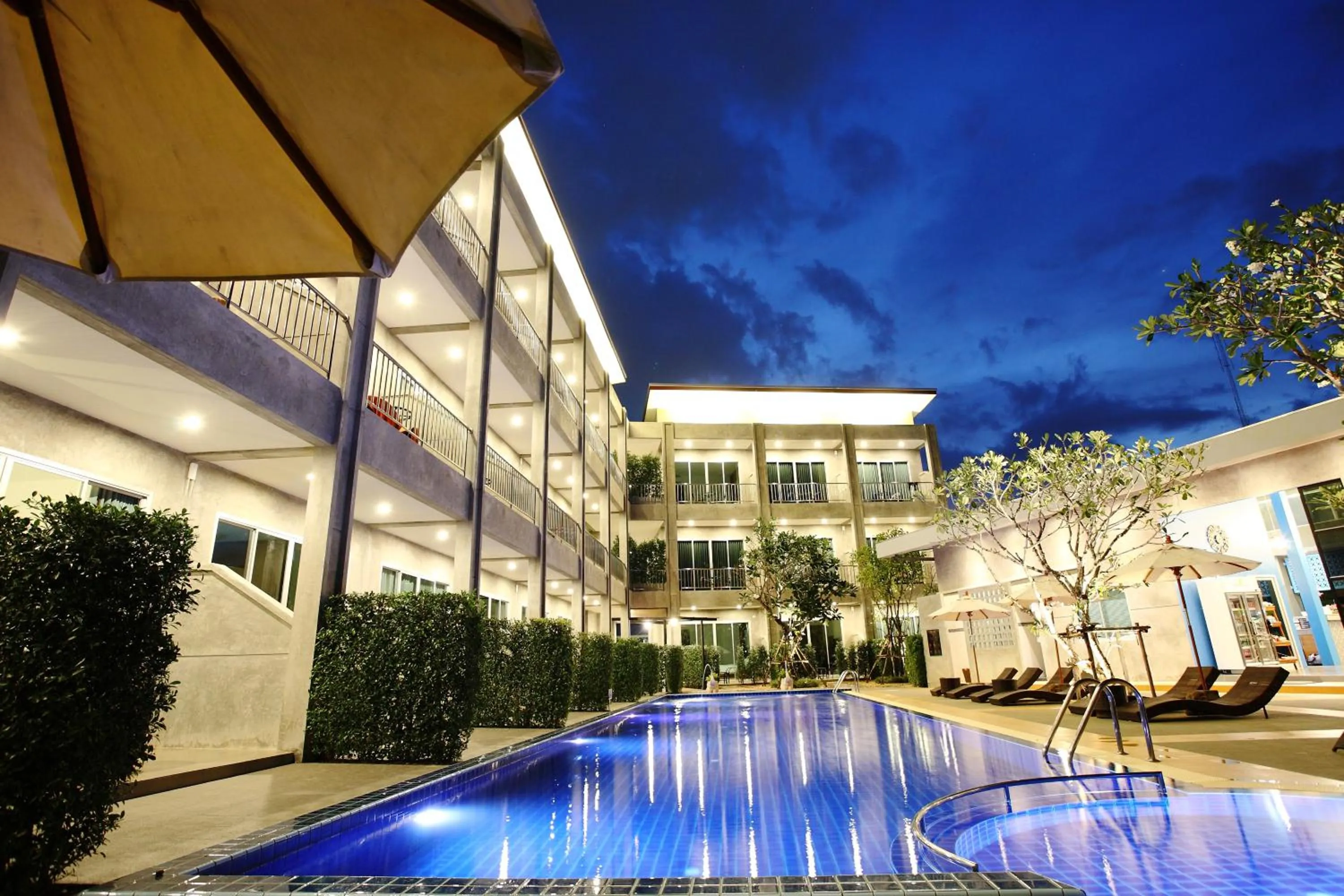 Swimming pool in The Malika Hotel - SHA Extra Plus