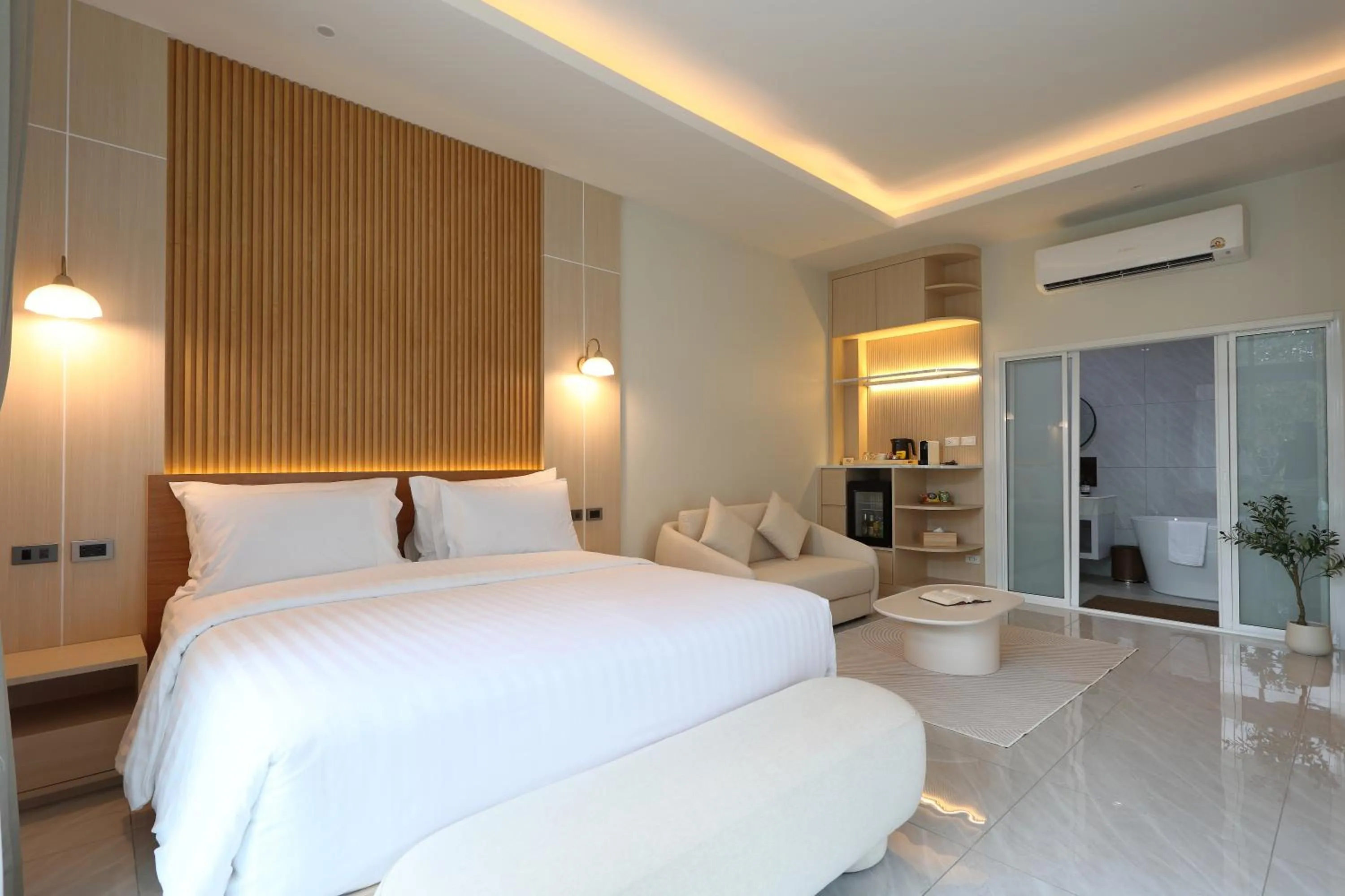 Living room, Bed in The Malika Hotel - SHA Extra Plus