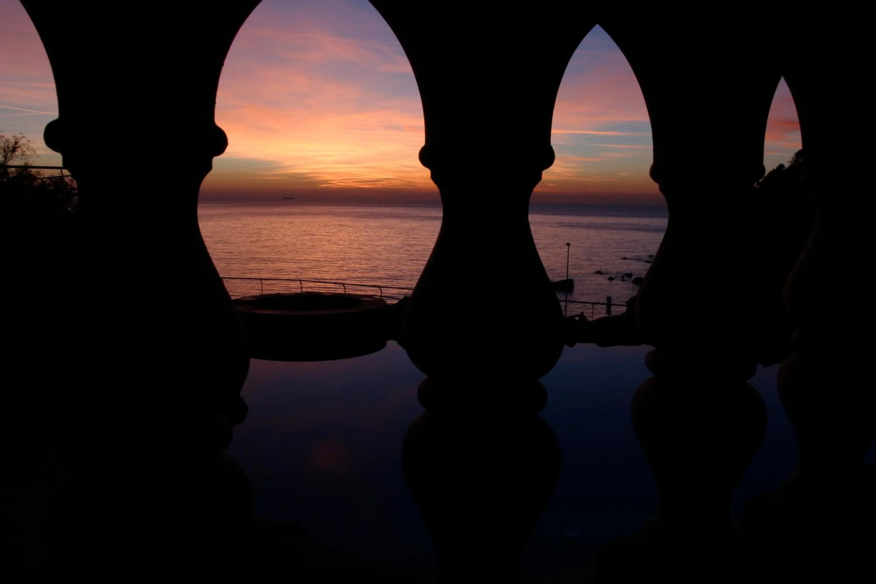 Pool view in Hotel Villa Margherita
