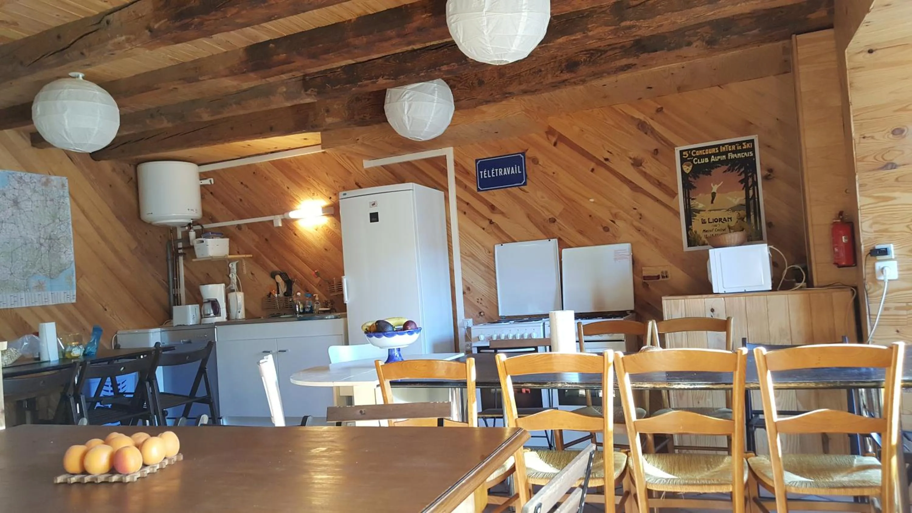 Kitchen or kitchenette in Relais des castors