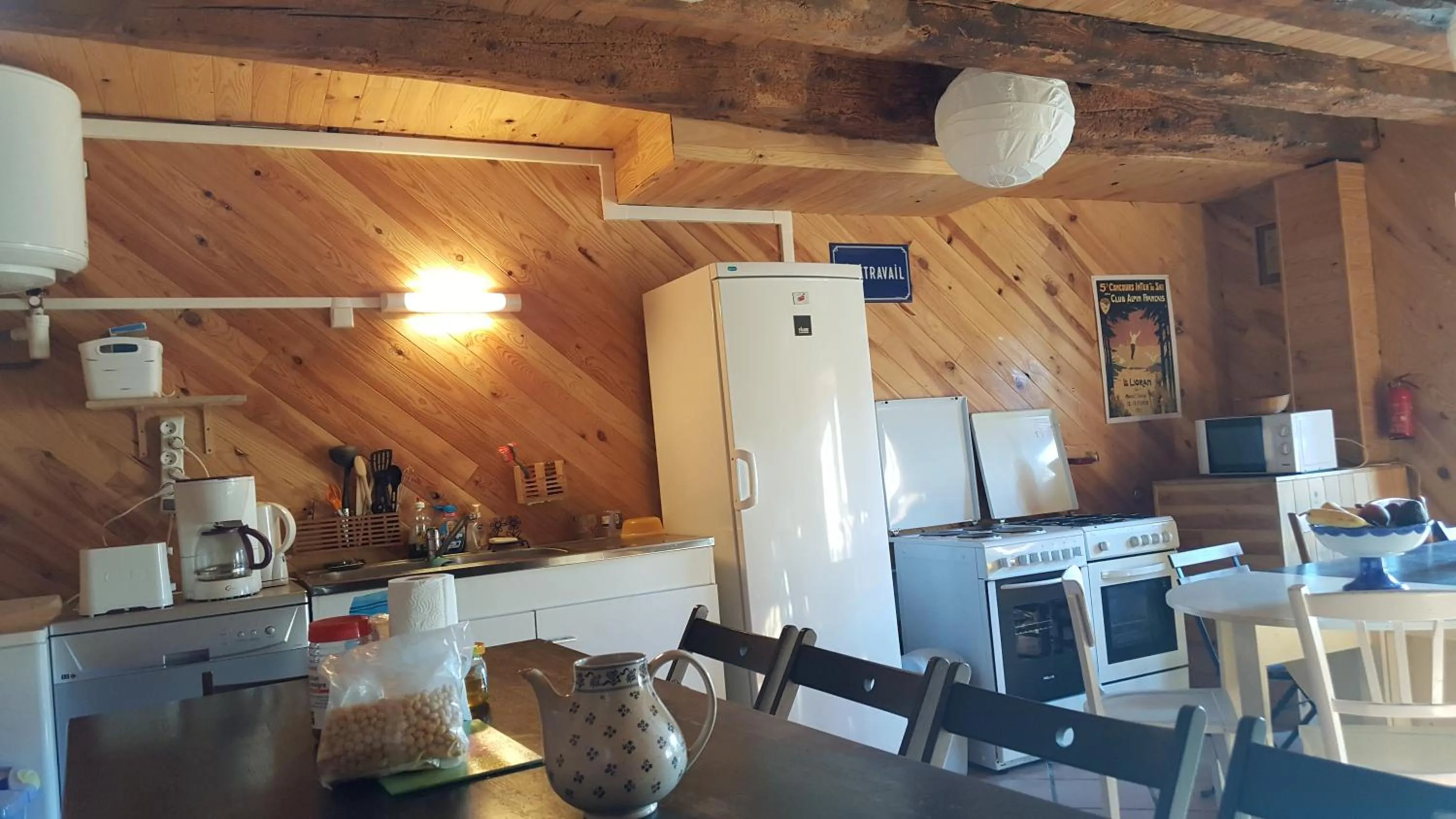 Kitchen or kitchenette in Relais des castors