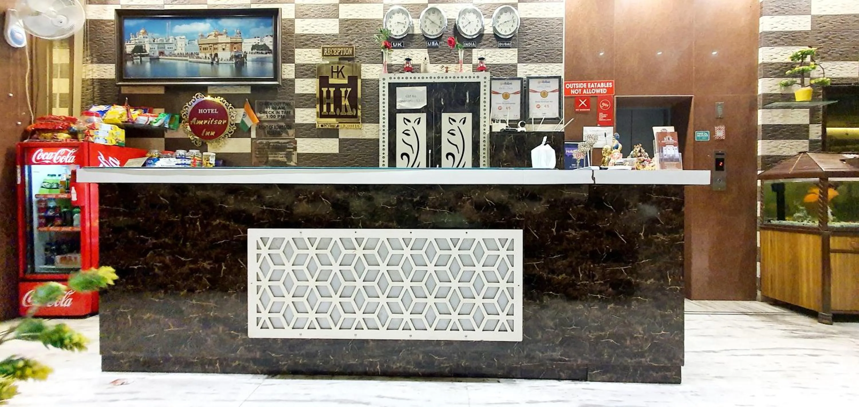 Lobby or reception in Hotel Amritsar Inn