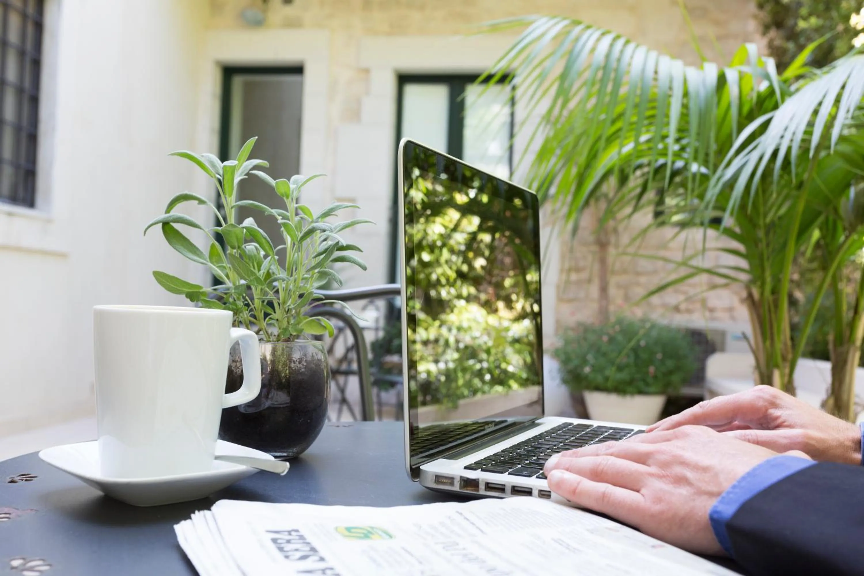 Garden in Hotel Novecento