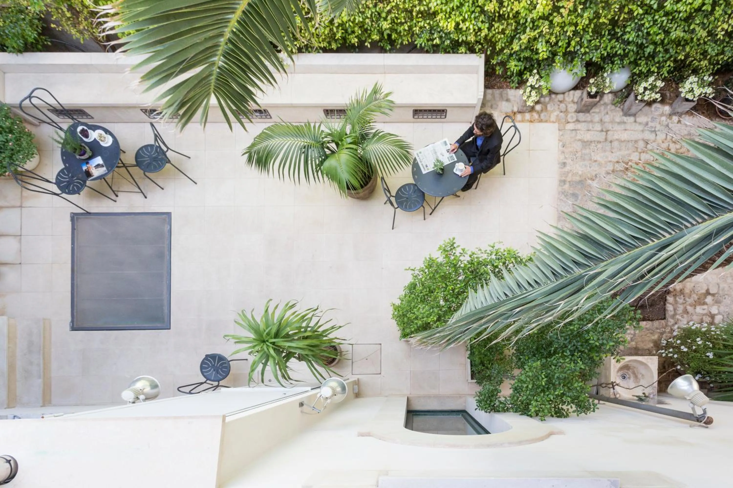 Patio in Hotel Novecento