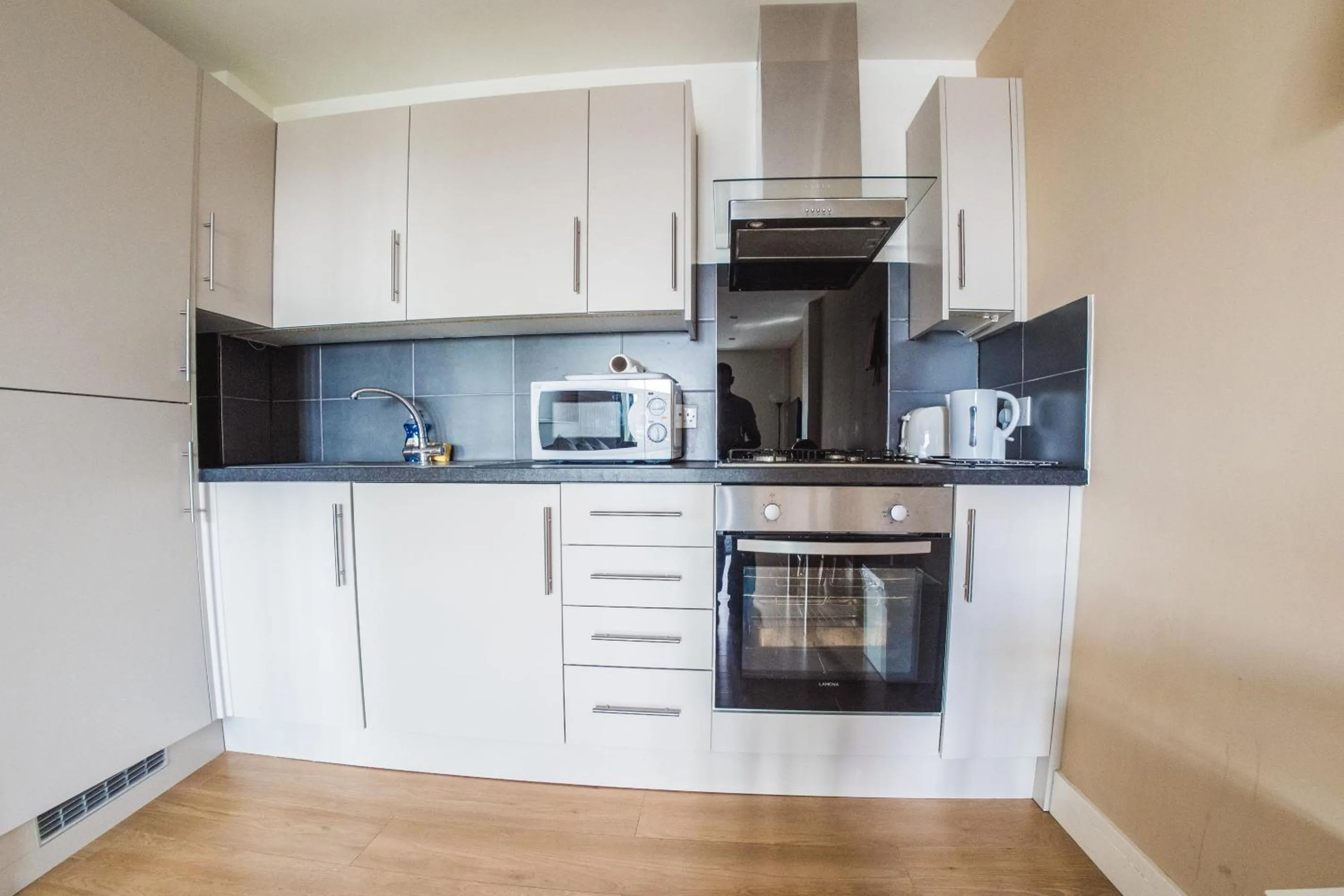 Kitchen or kitchenette in Ilford Tower Apartments