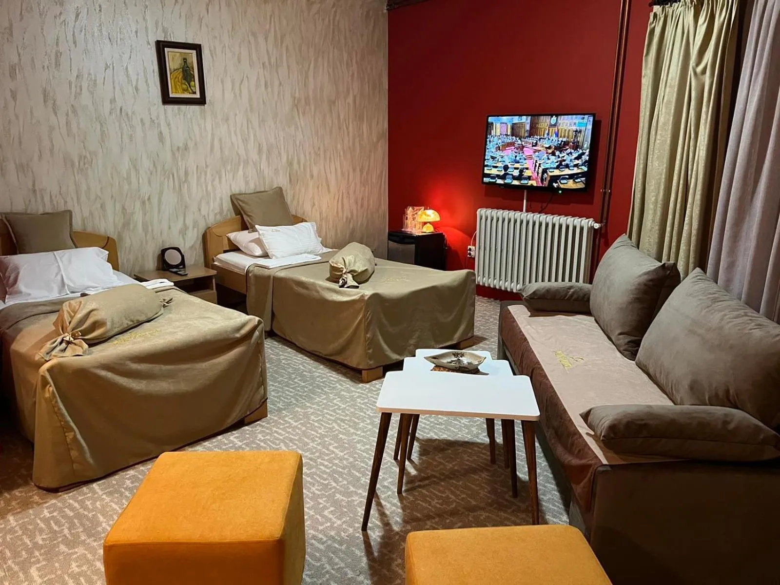 Bed in Hotel Dva Goluba