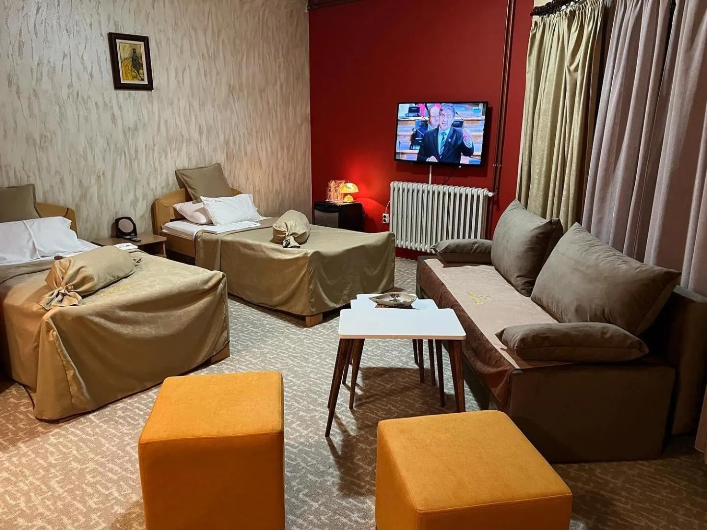 Bed in Hotel Dva Goluba