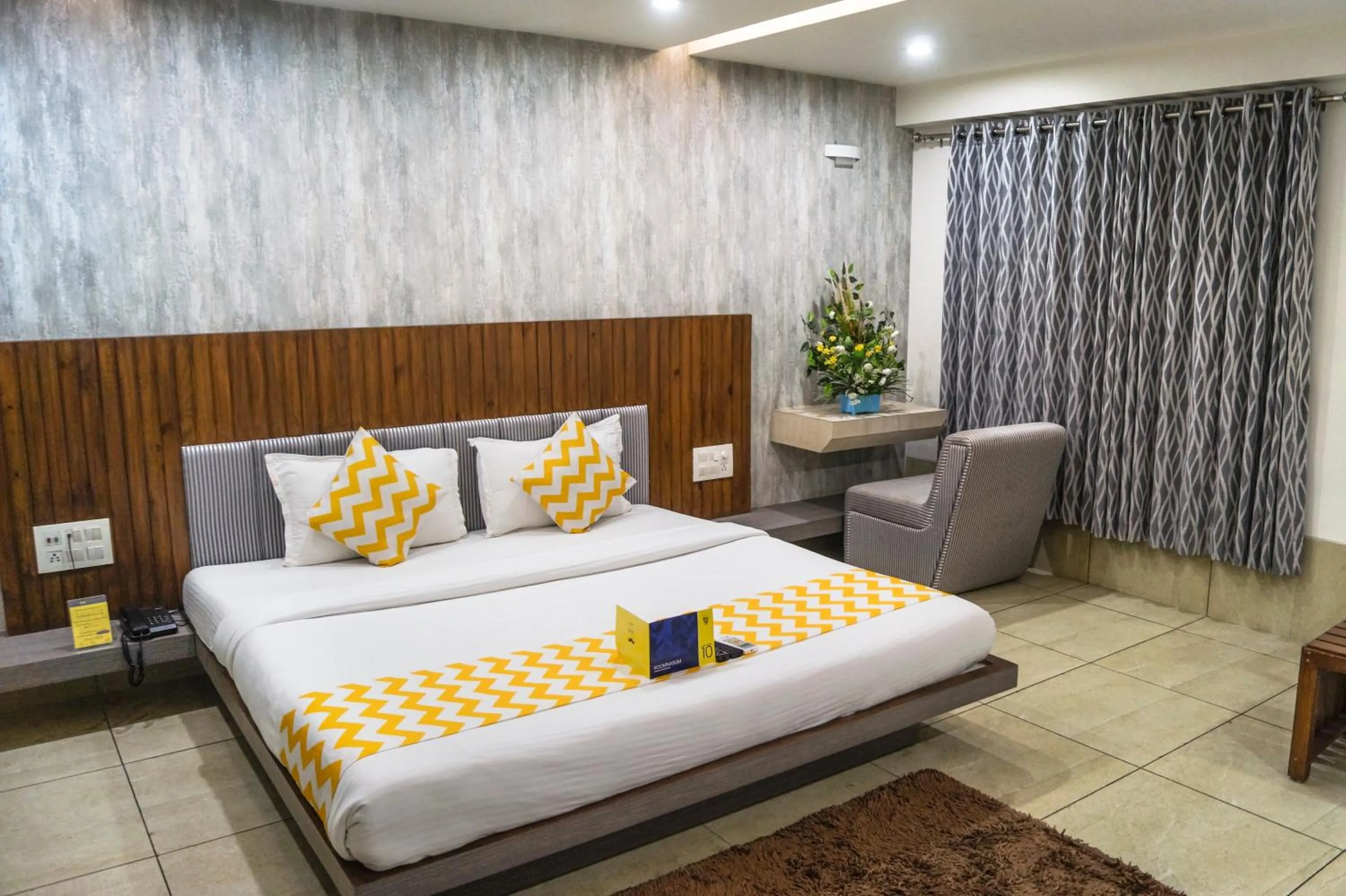 Seating area in Hotel Darshan SP Ring Road