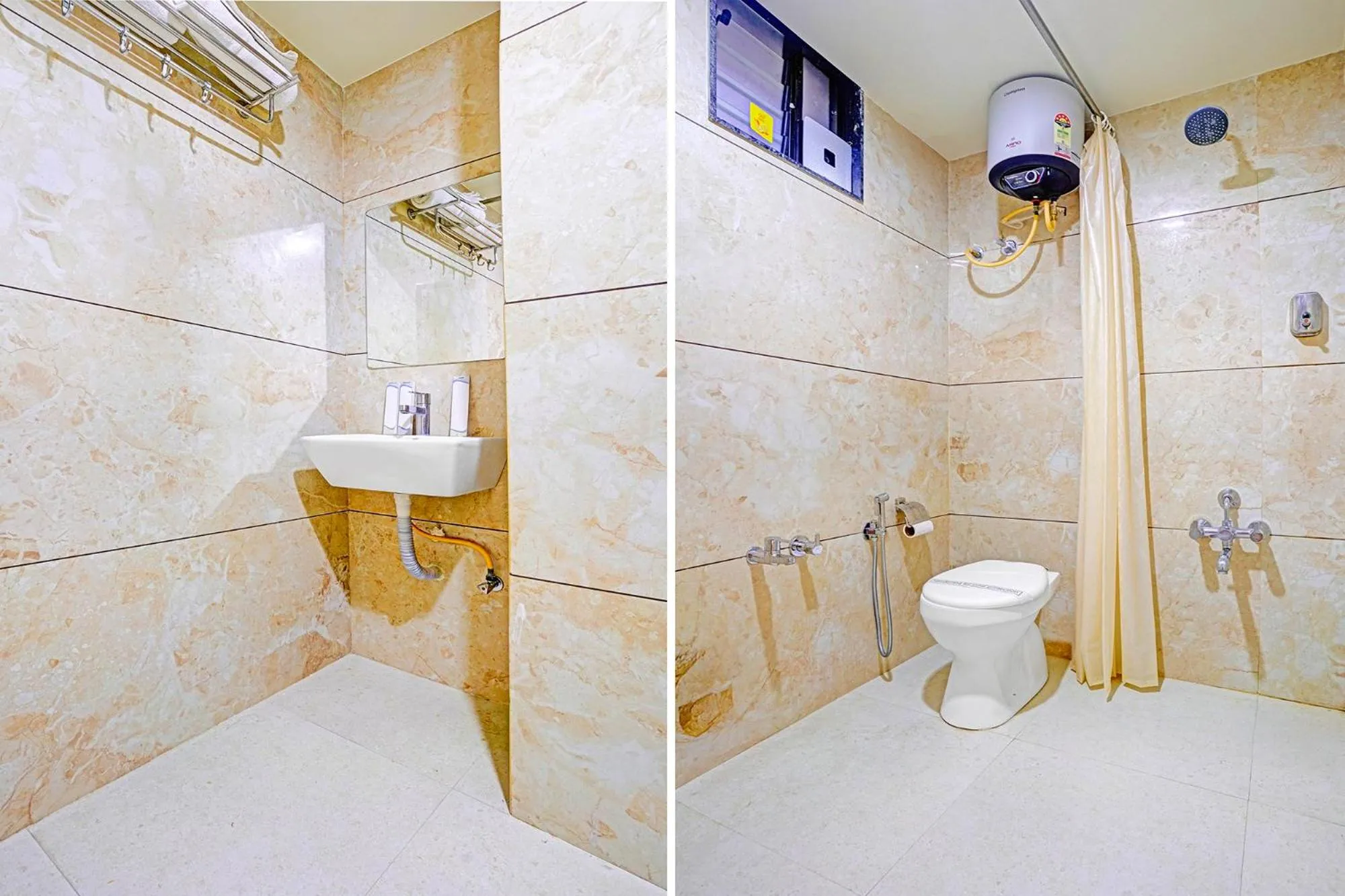 Bathroom in FabHotel Siddharth Inn - Nr Siddharth Bunglows