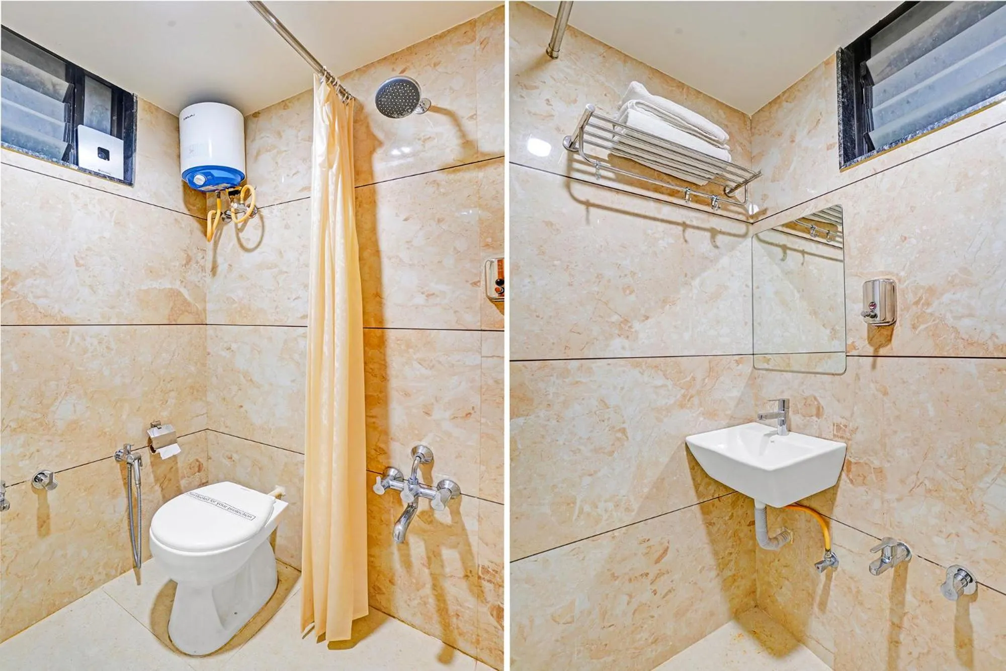 Bathroom in FabHotel Siddharth Inn - Nr Siddharth Bunglows