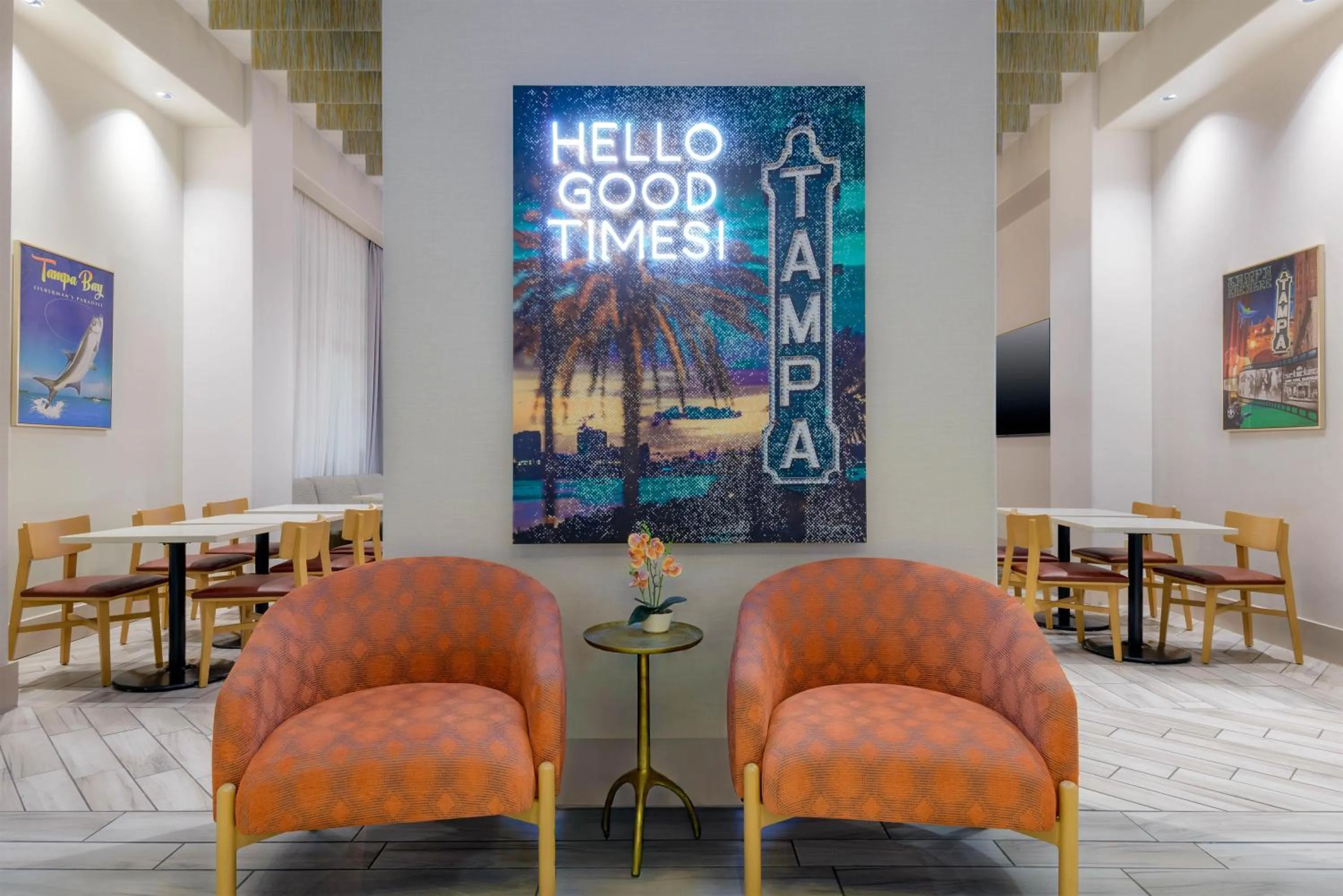 Lobby or reception in Hampton Inn & Suites Tampa Airport Avion Park Westshore