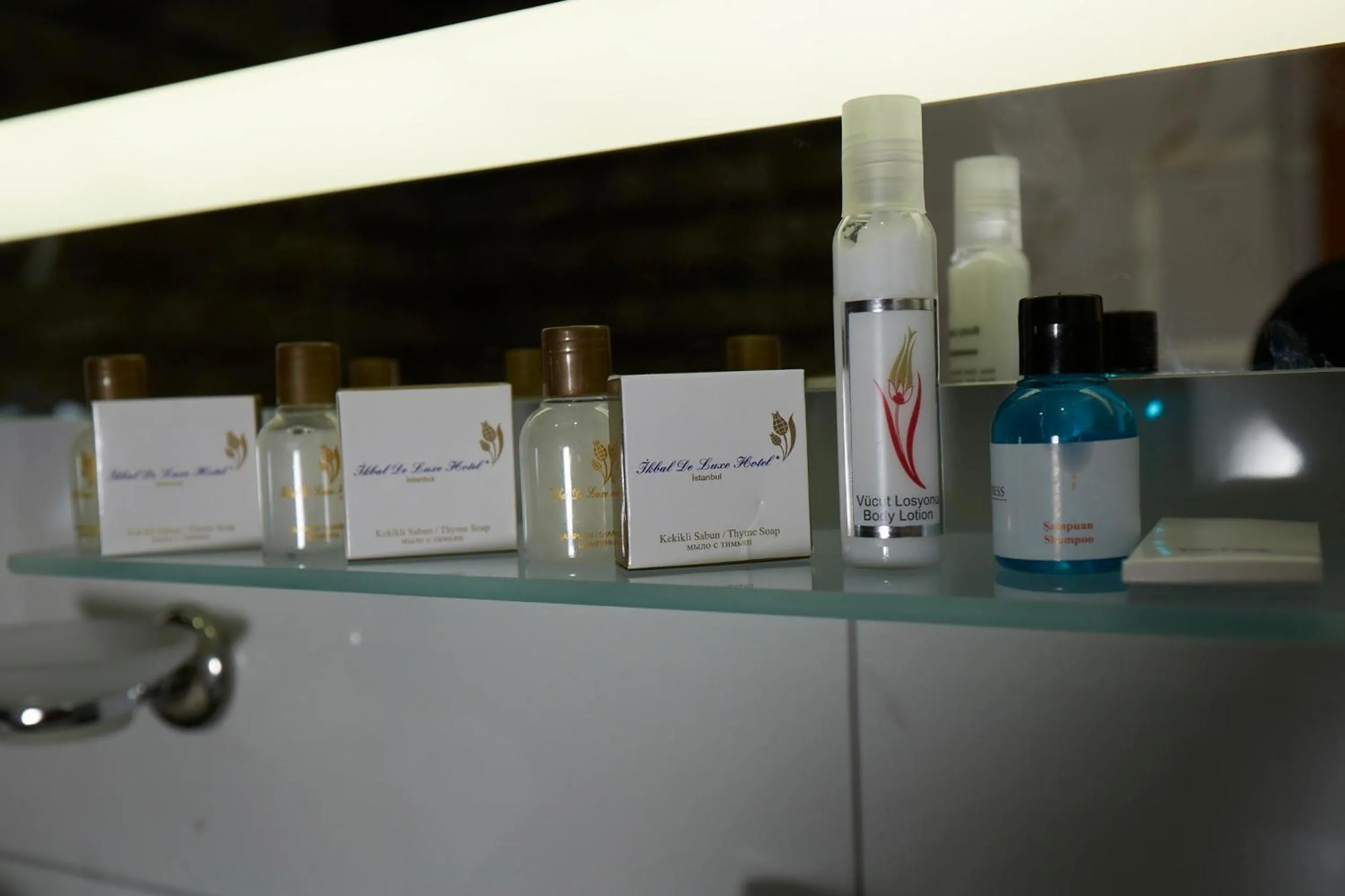 Shower in Ilkbal Deluxe Hotel &Spa Istanbul