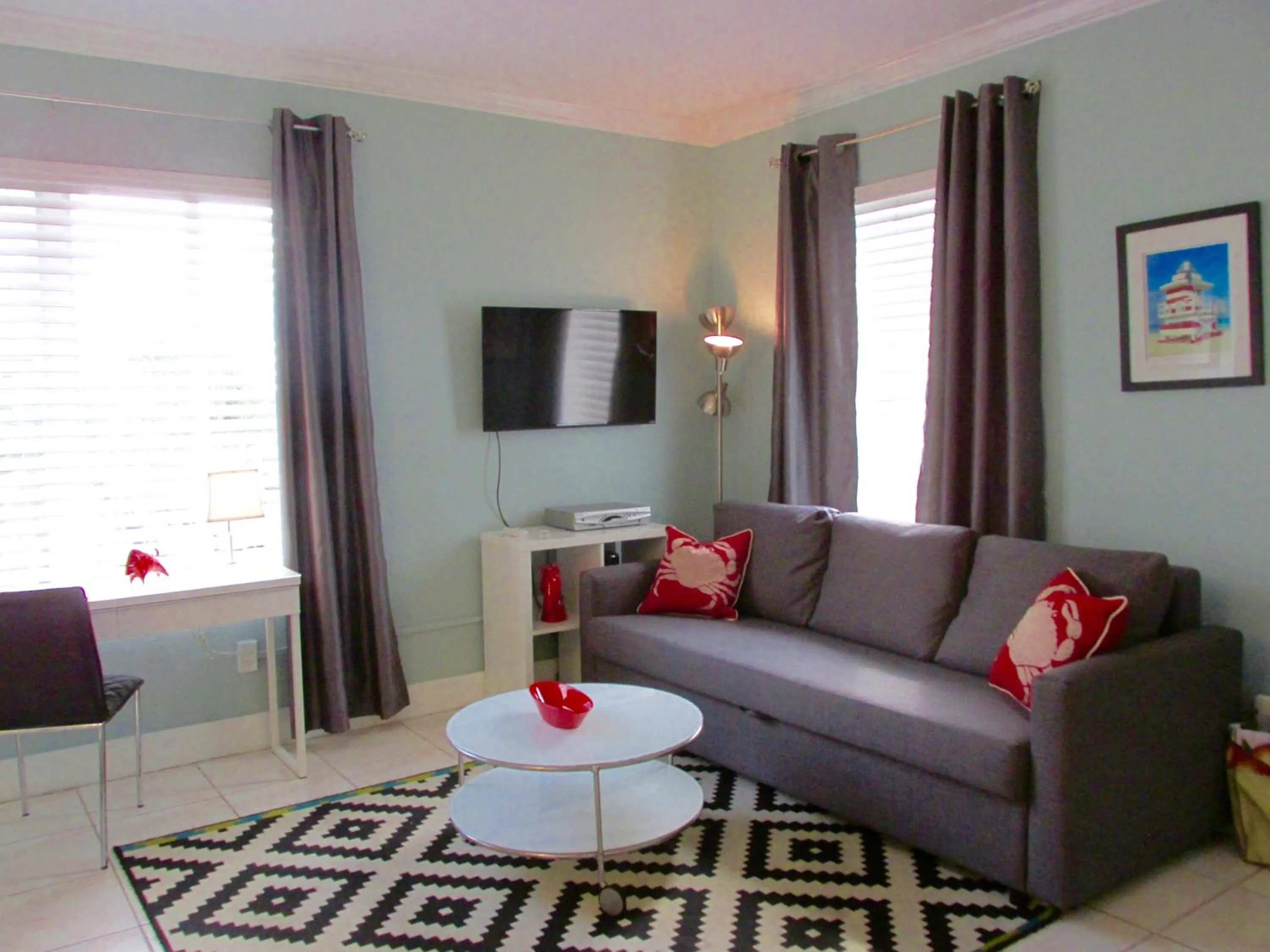 Living room in Ocean Breeze