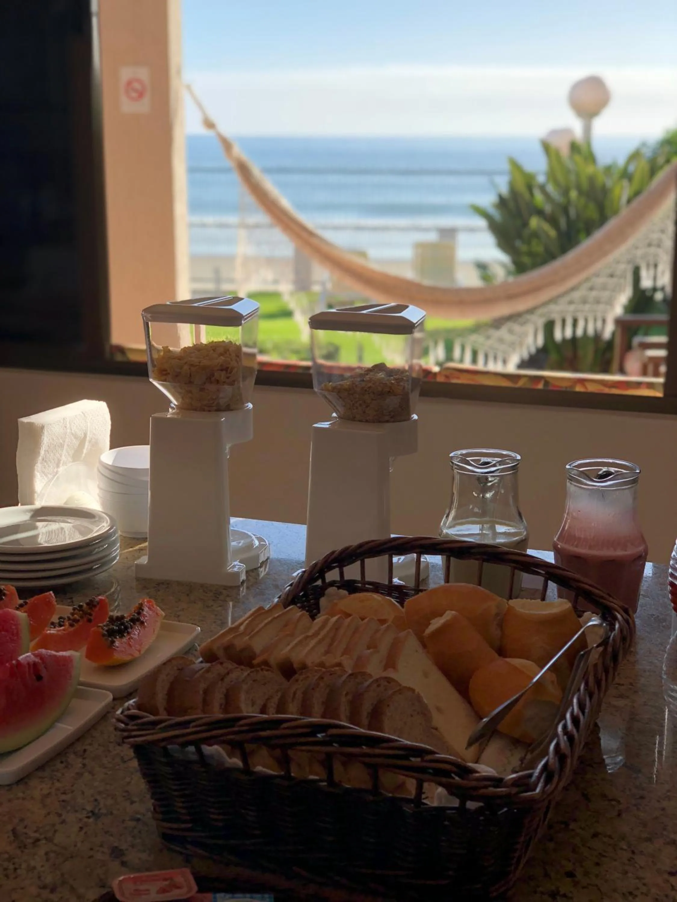 Continental breakfast in Pousada Kia Ora Bombinhas