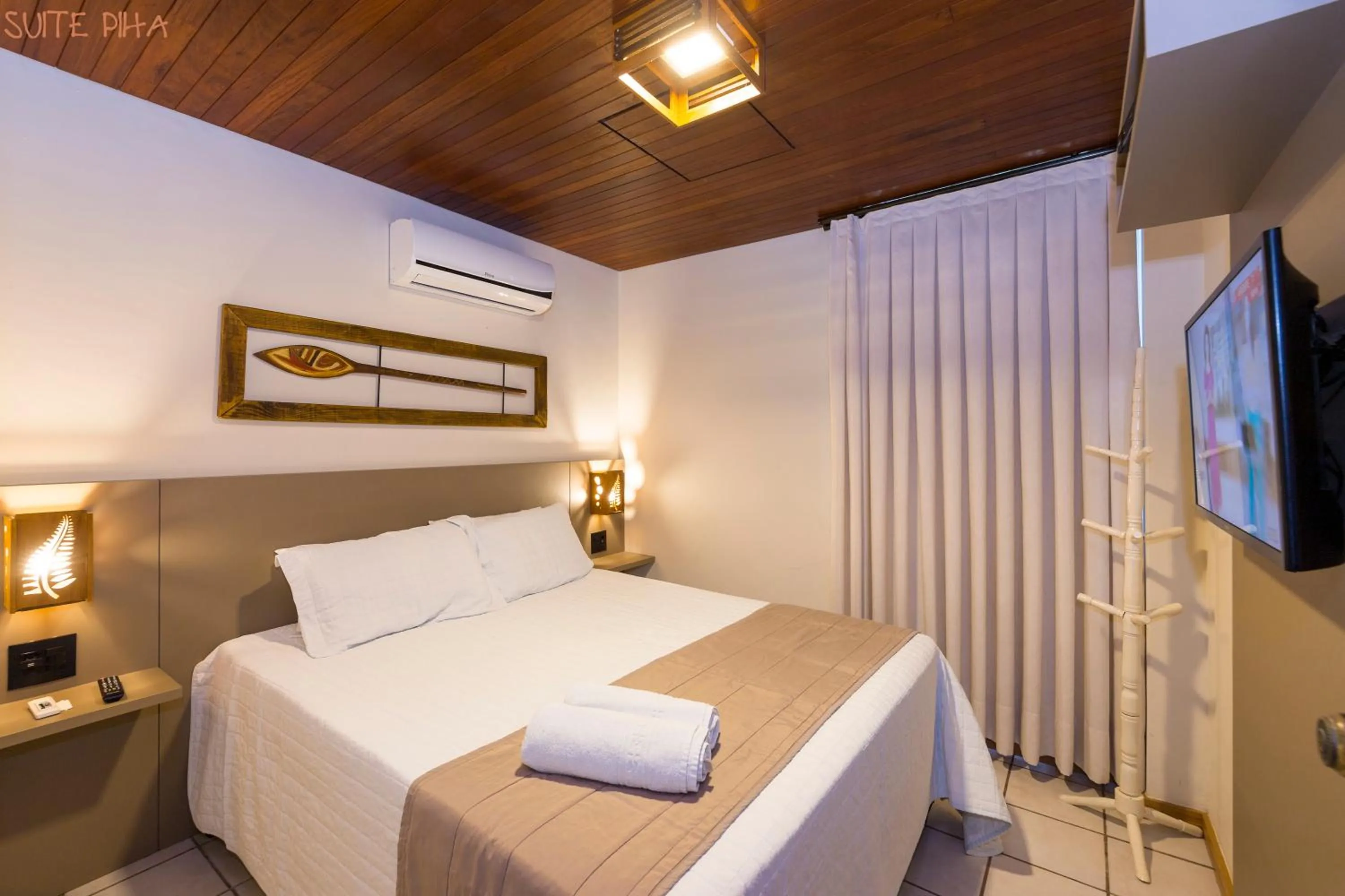 Bedroom, Bed in Pousada Kia Ora Bombinhas