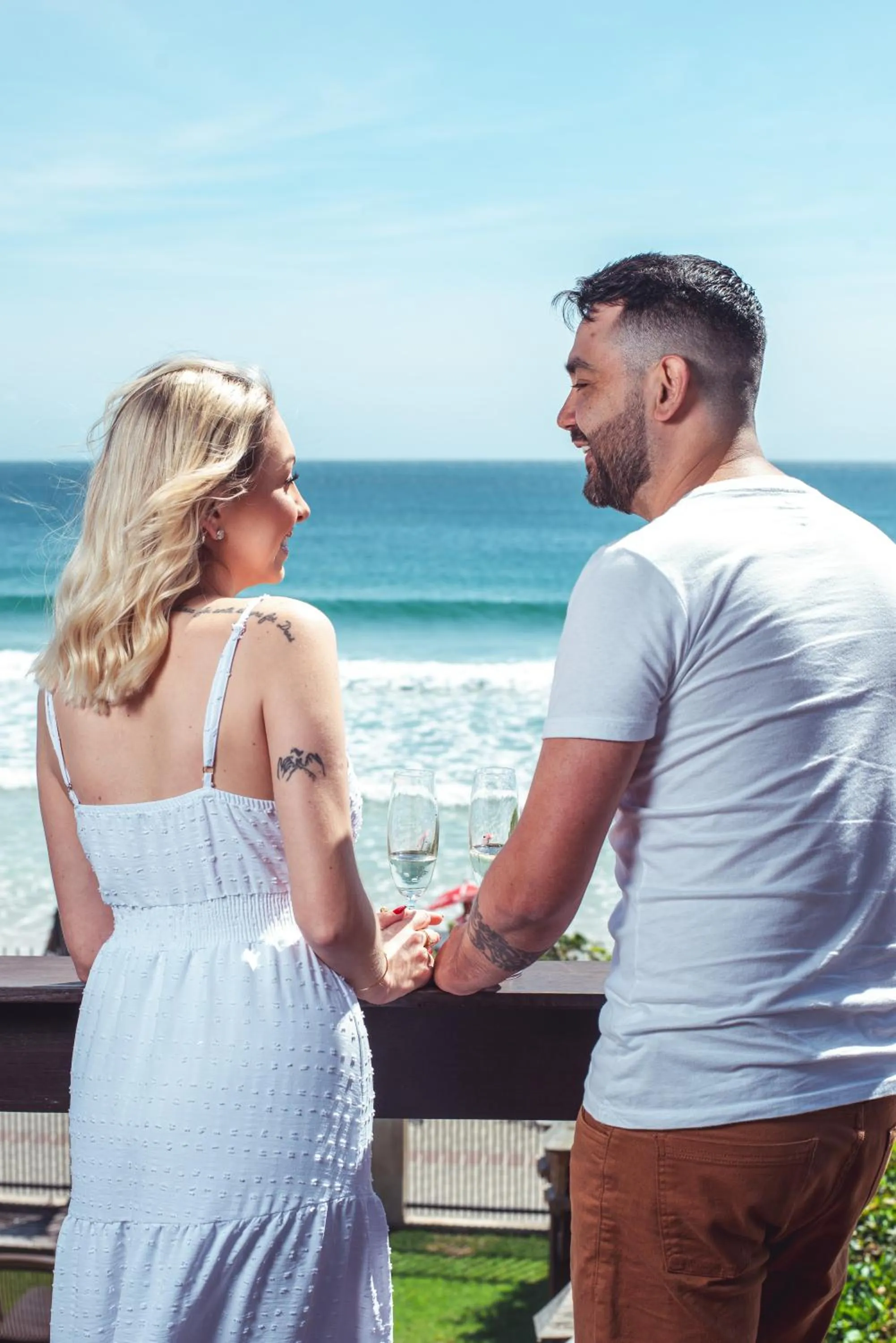 Sea view in Pousada Kia Ora Bombinhas