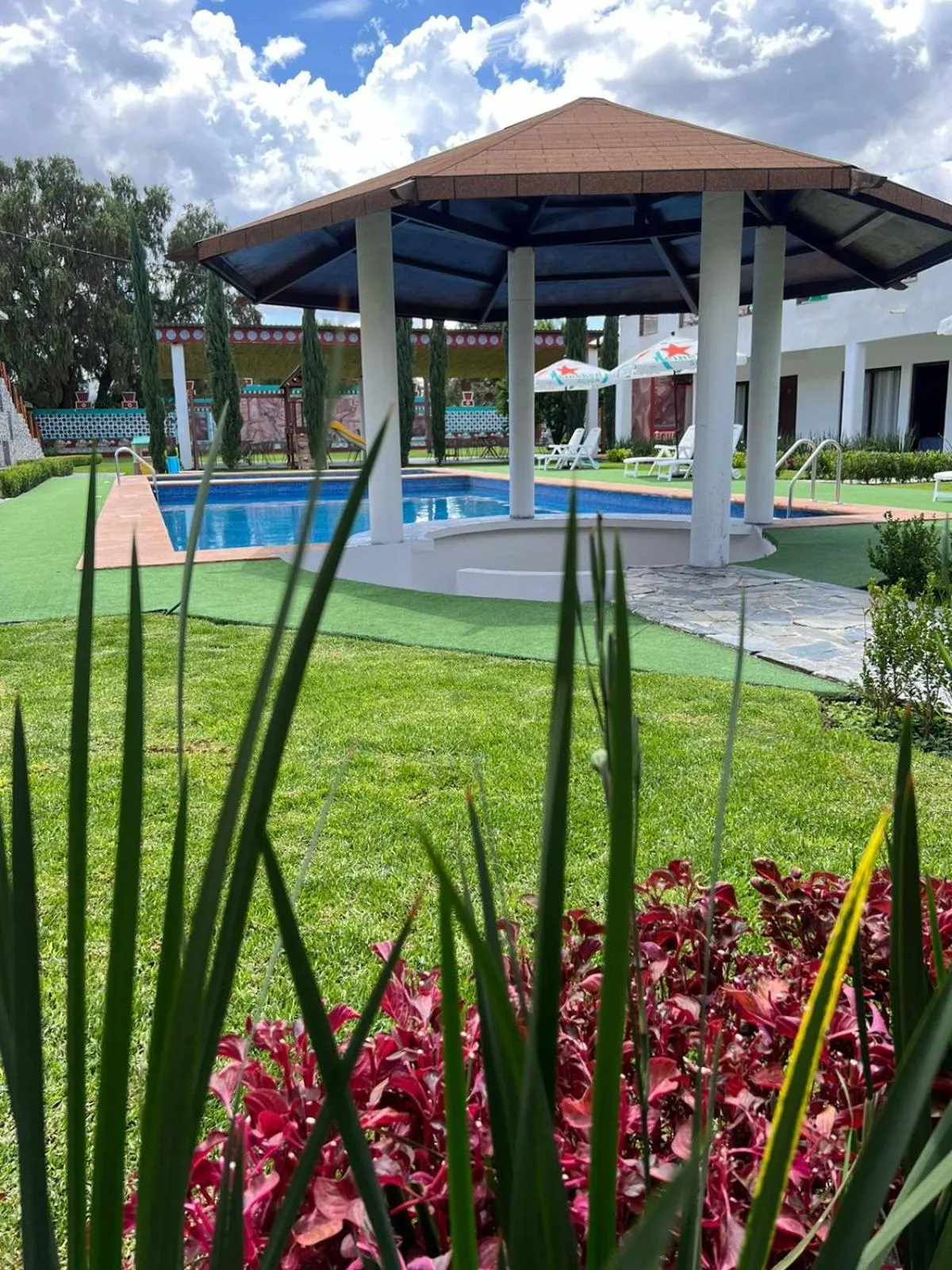 Swimming pool in Hotel El Jaguar