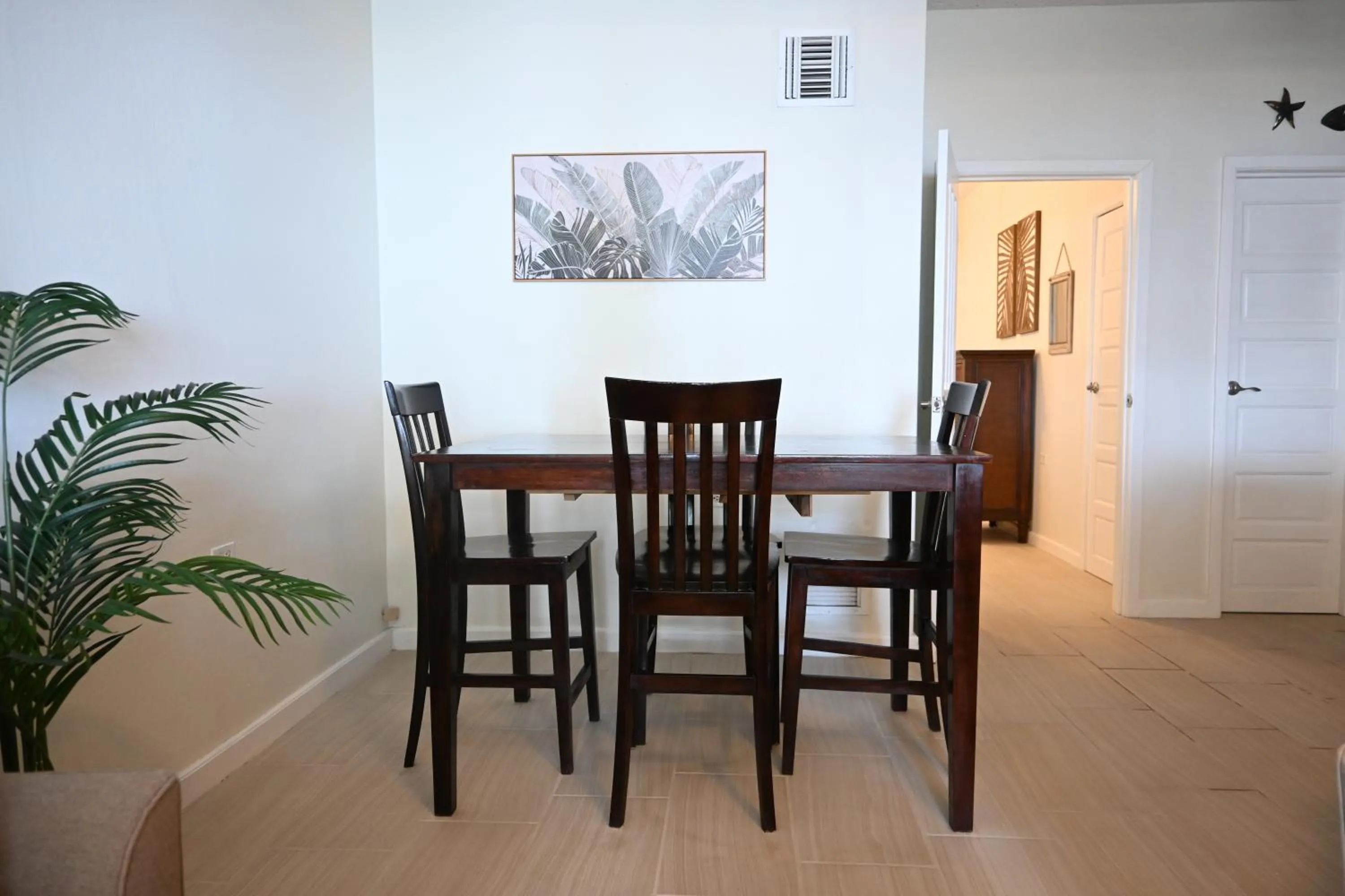Dining area in The Palapa House
