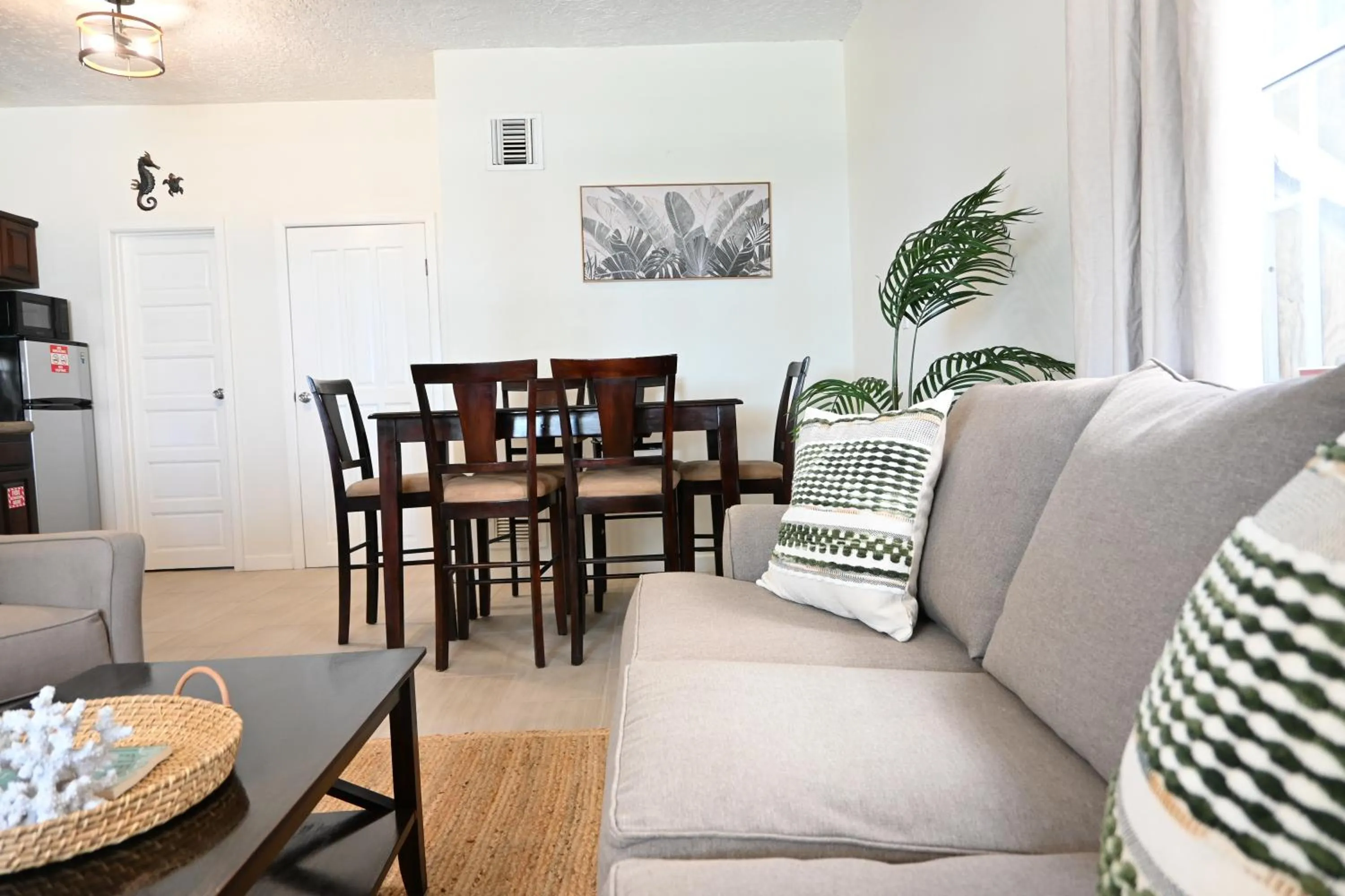 Living room in The Palapa House