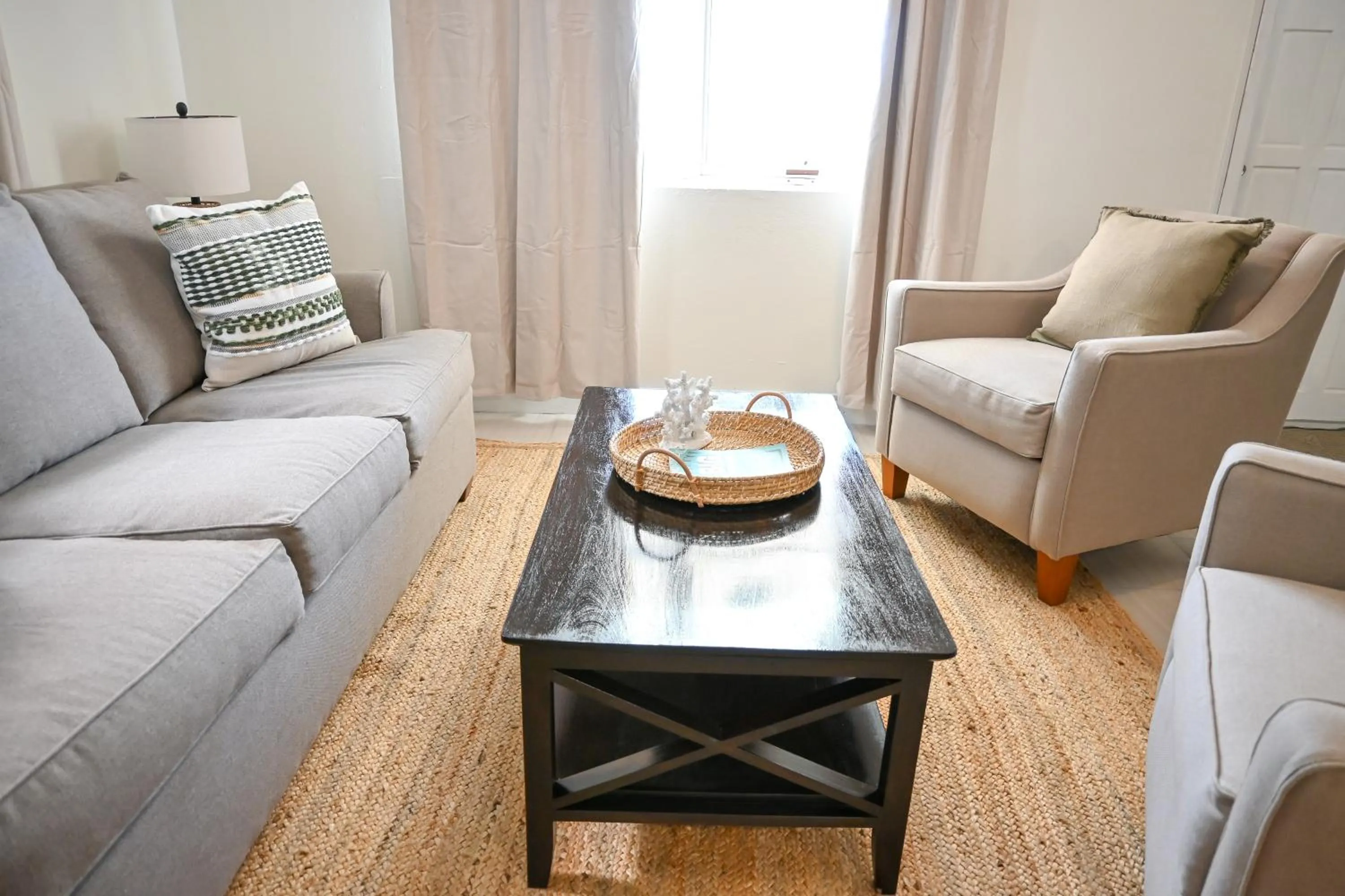 Living room in The Palapa House