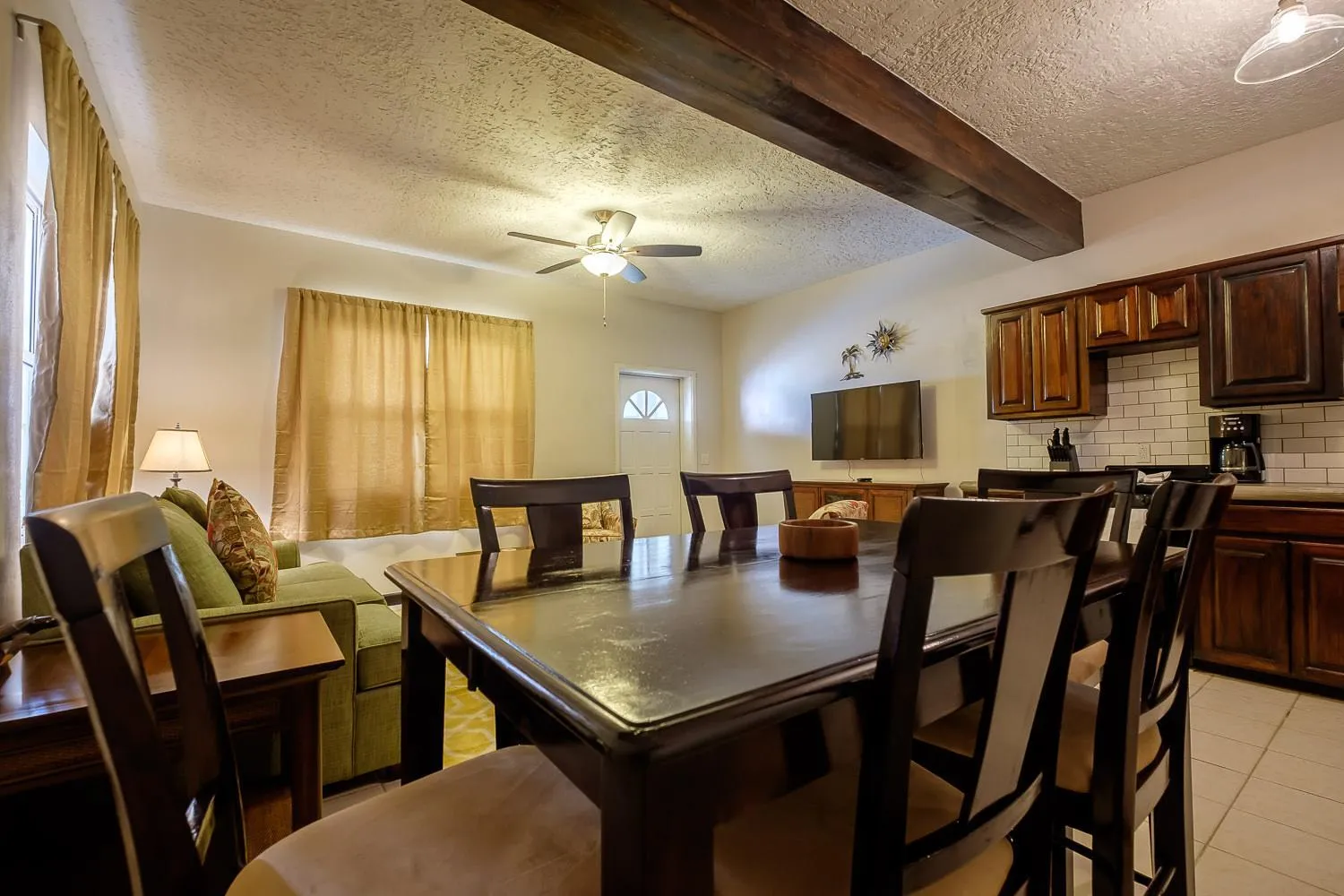 Dining area in The Palapa House