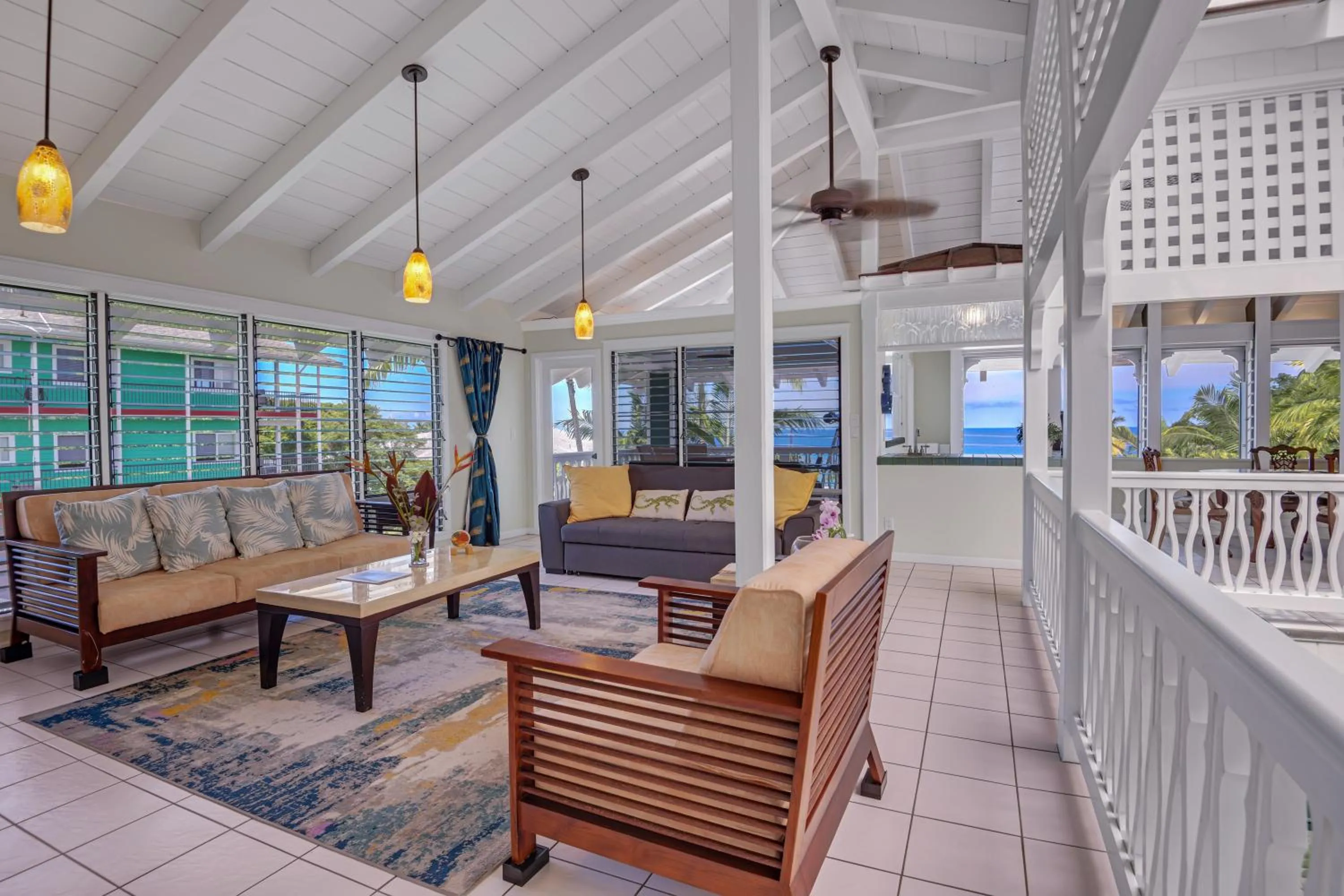 Living room in Big Island Retreat - No Resort Fees