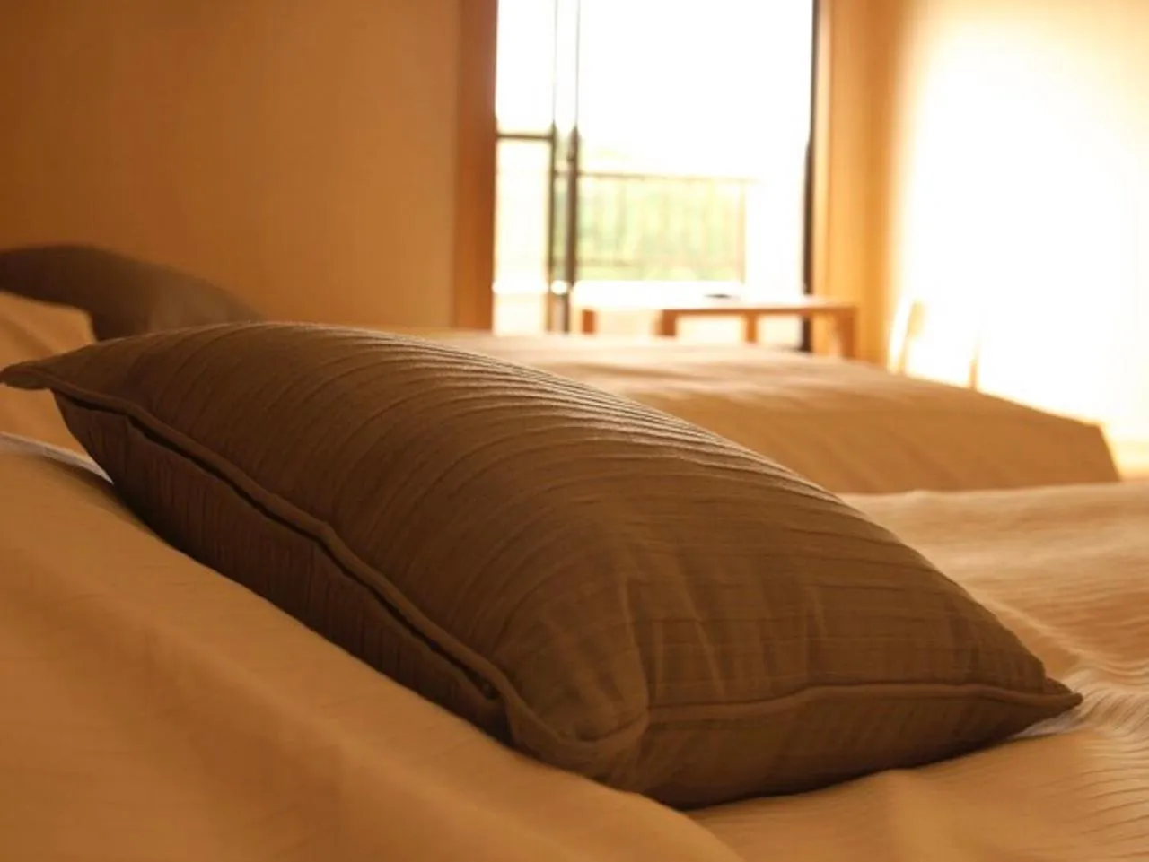 Decorative detail, Bed in Mashikokan Satoyama Resort Hotel