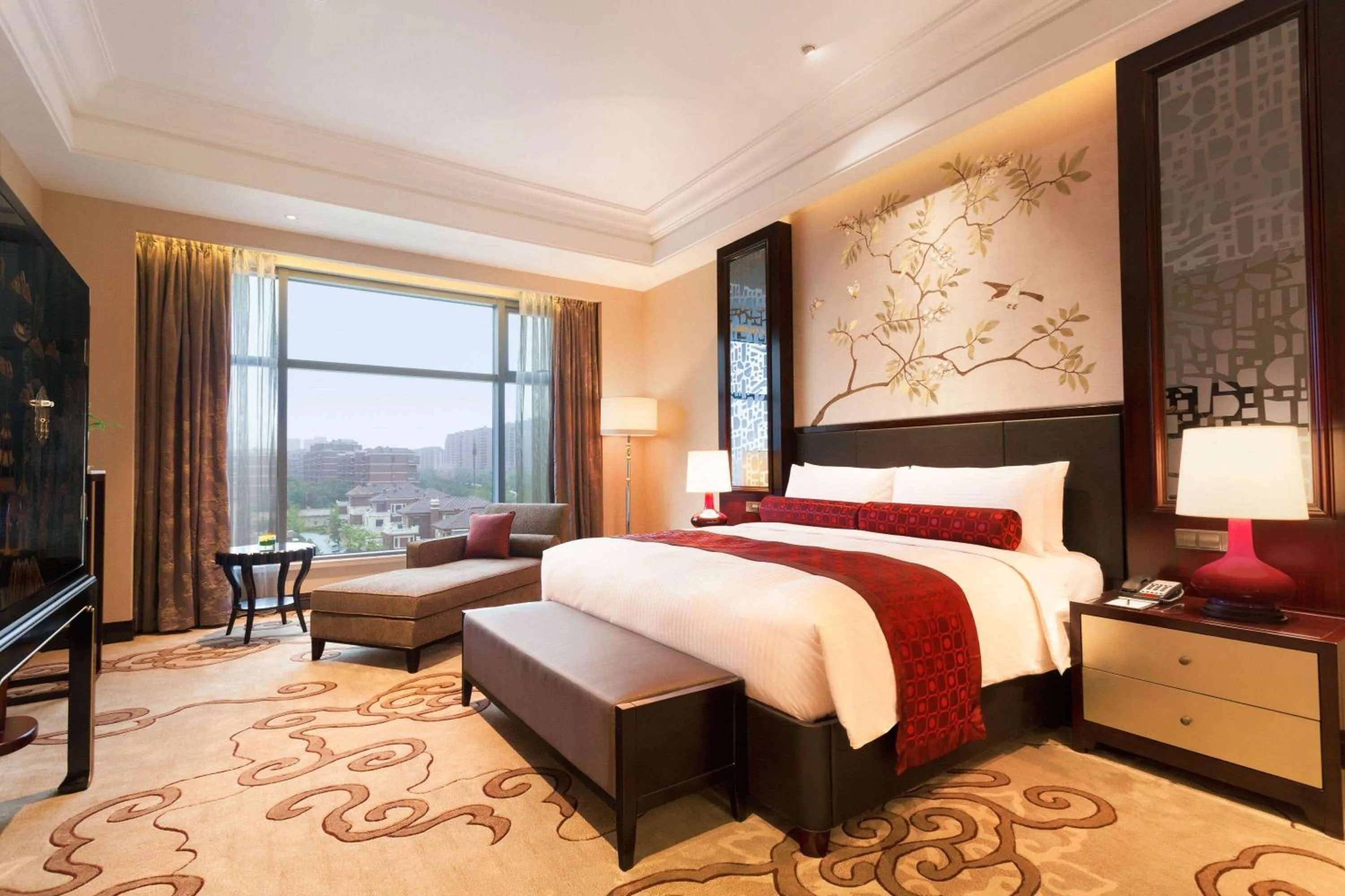 Photo of the whole room, Bed in Wyndham Grand Xi'an Residence