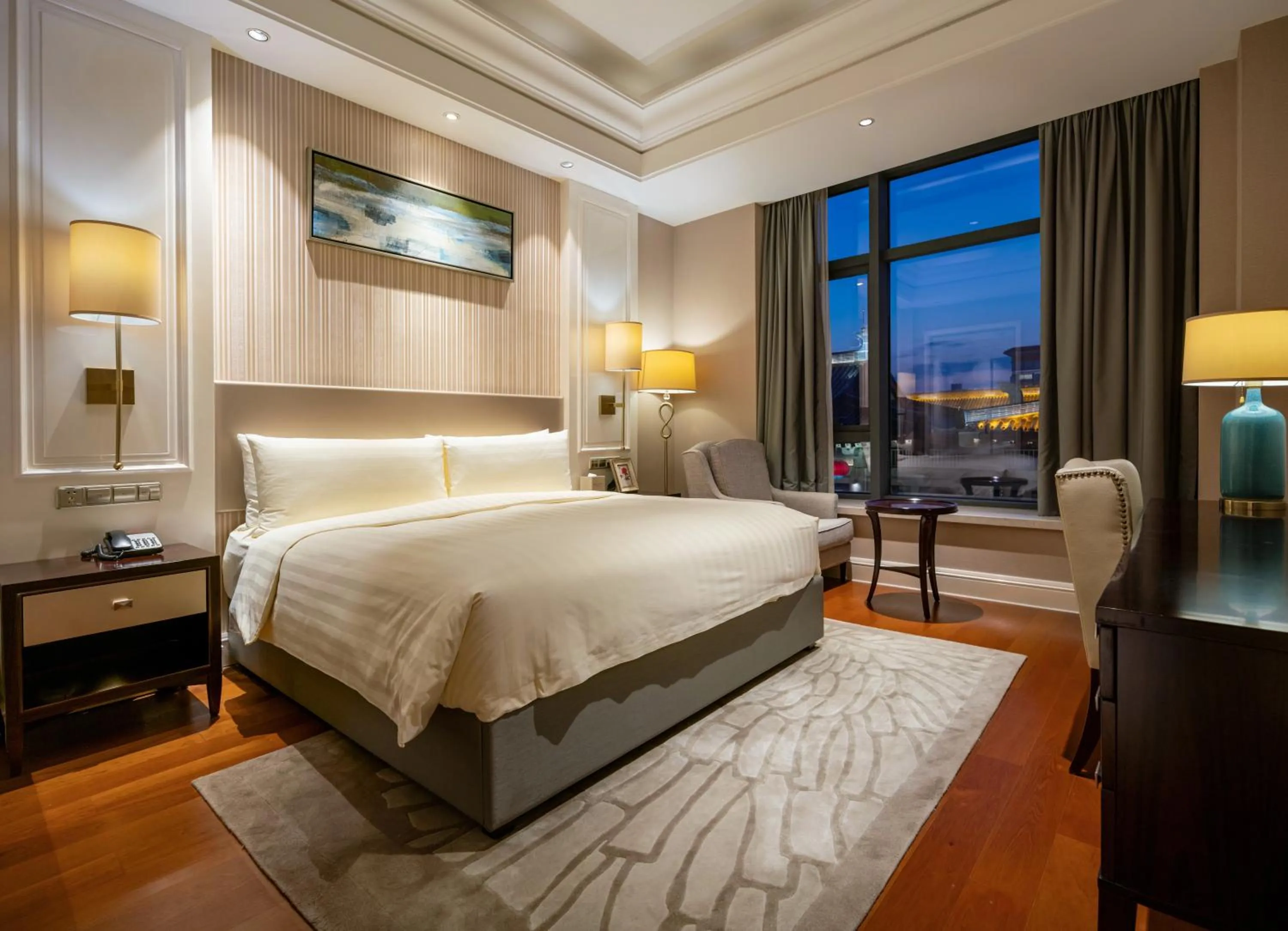 Bed in Wyndham Grand Xi'an Residence