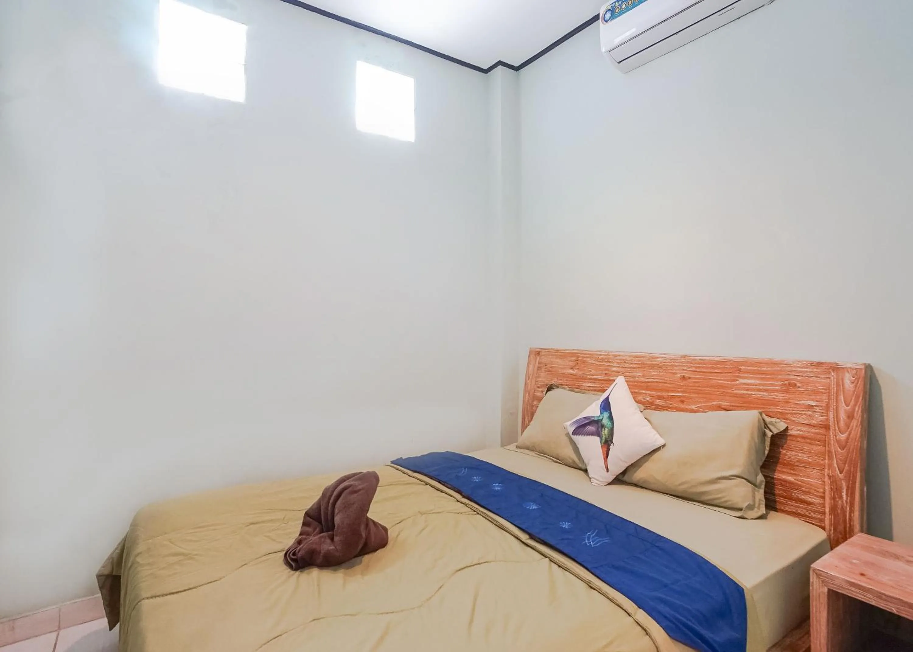 Bed in Aurora House Ubud