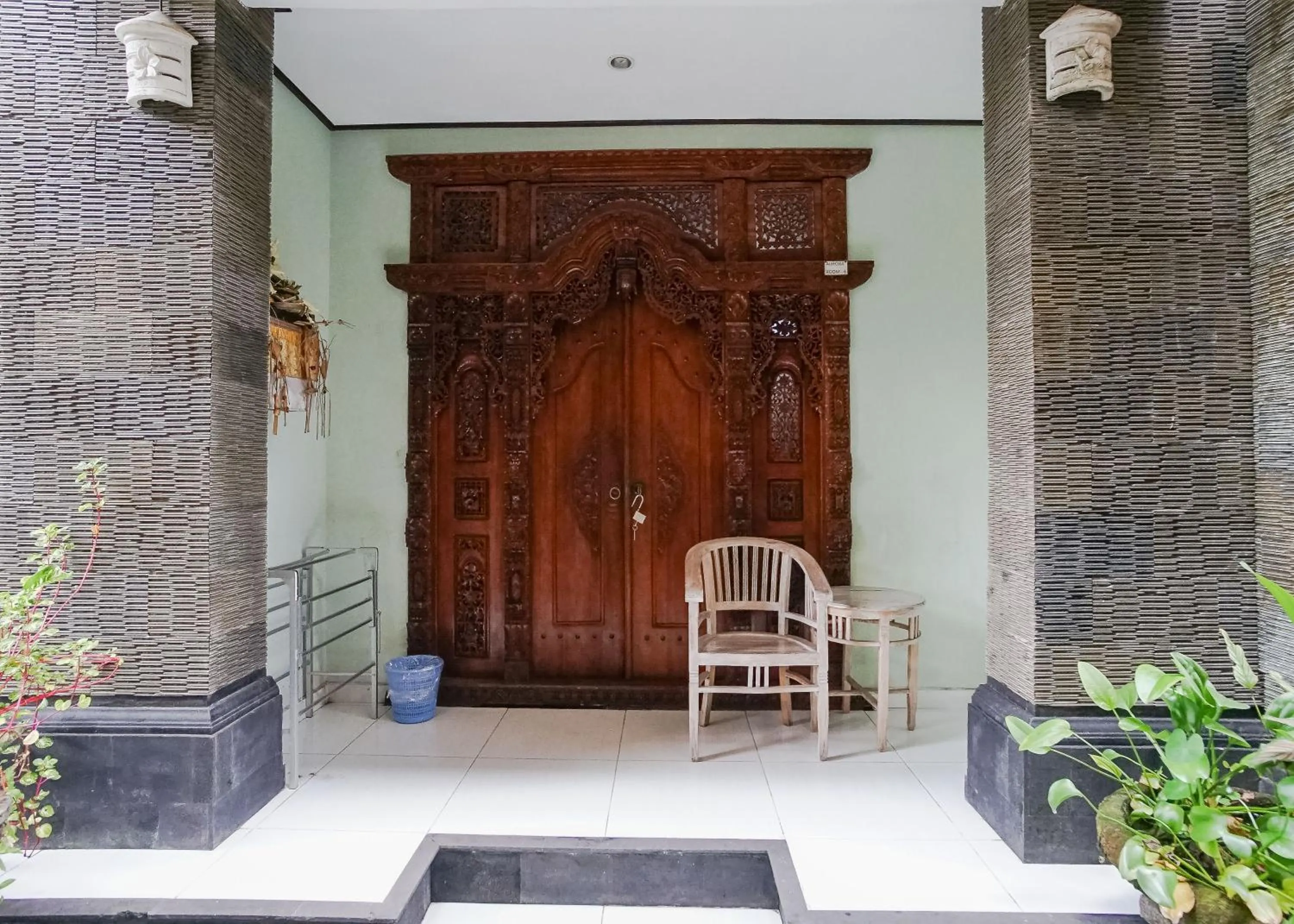 Facade/entrance in Aurora House Ubud