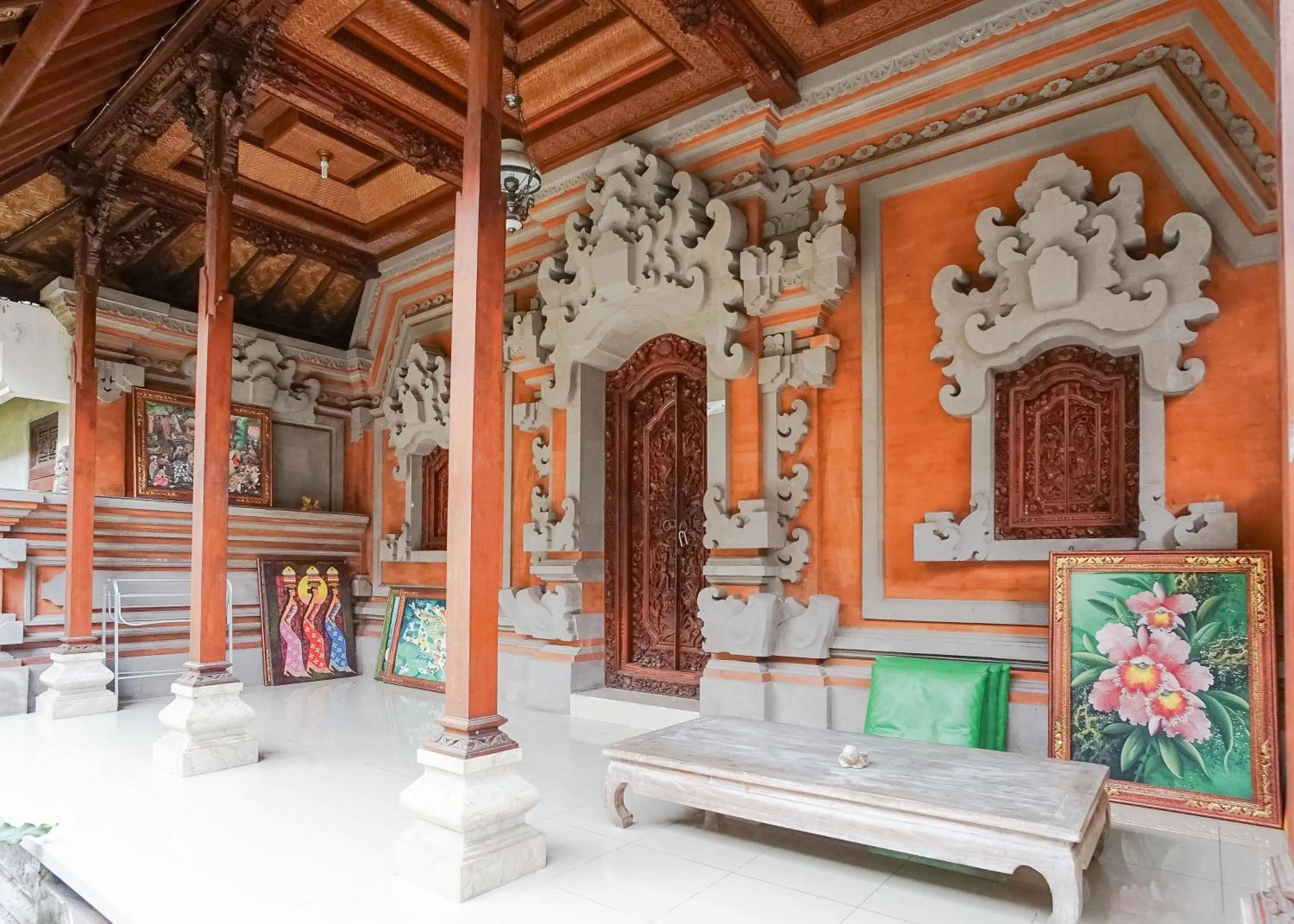 Seating area in Aurora House Ubud