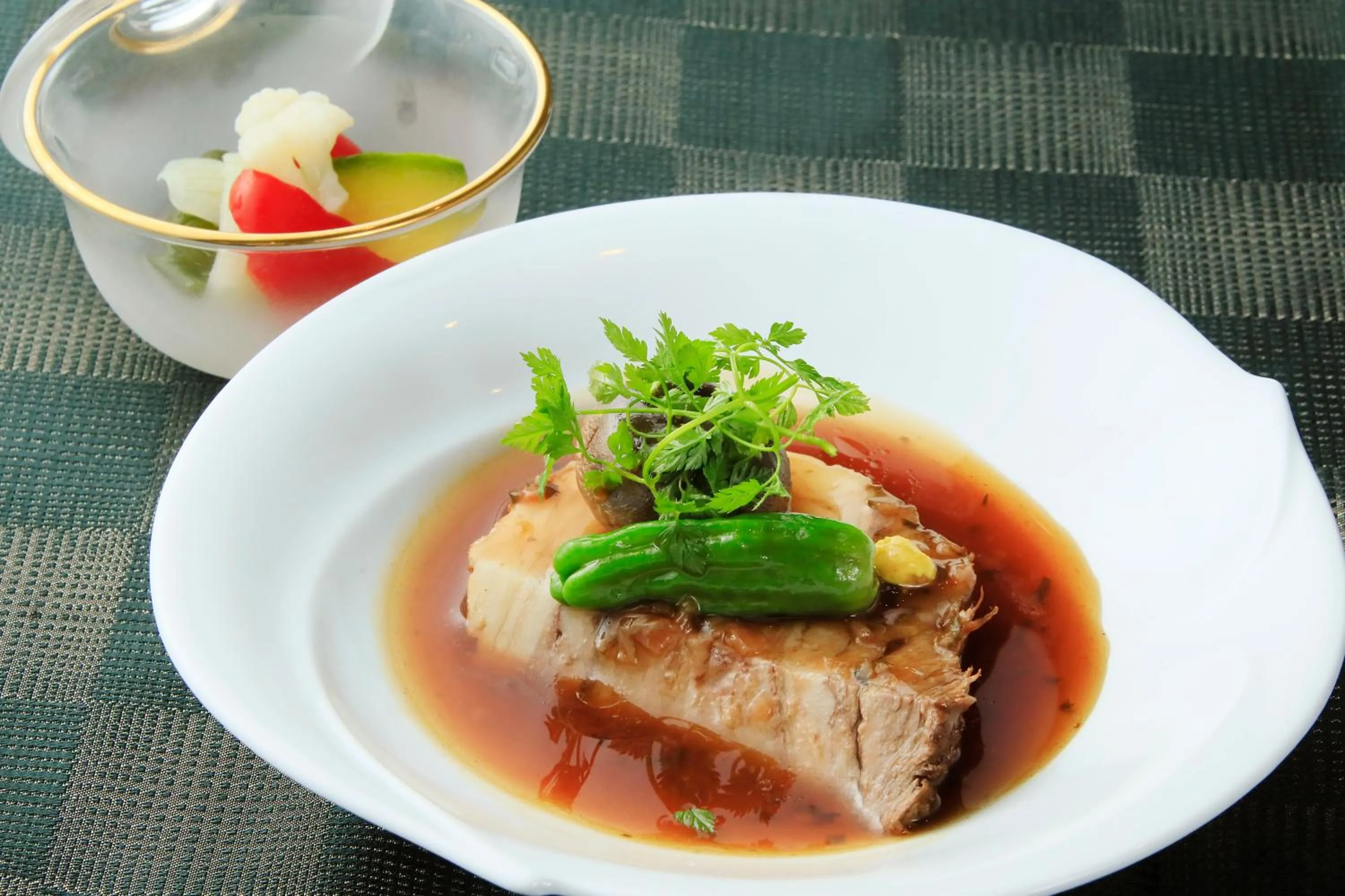 Dinner in Tensui Saryo