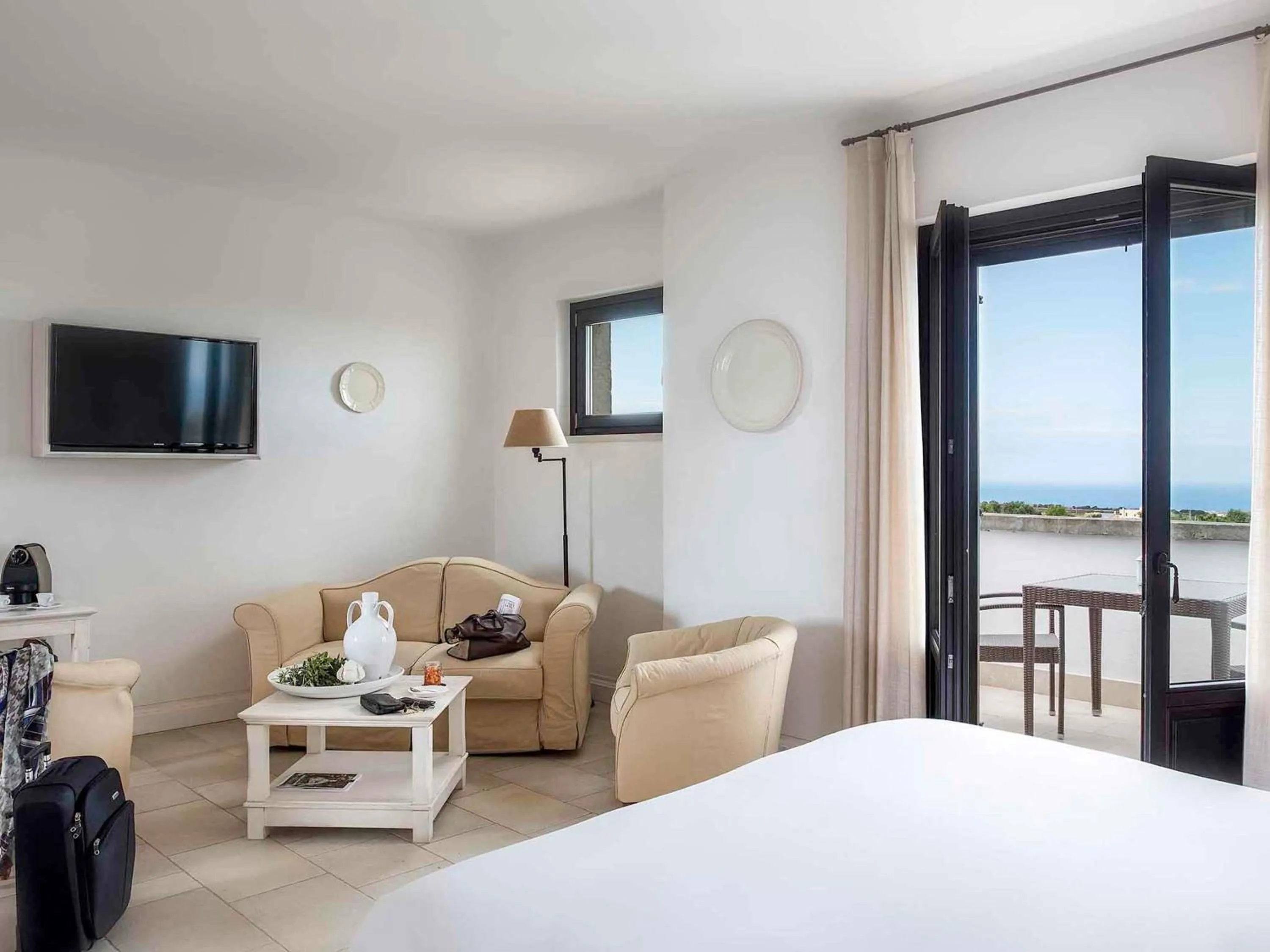 Bedroom, Bed in Borgobianco Resort & Spa Polignano - MGallery Collection