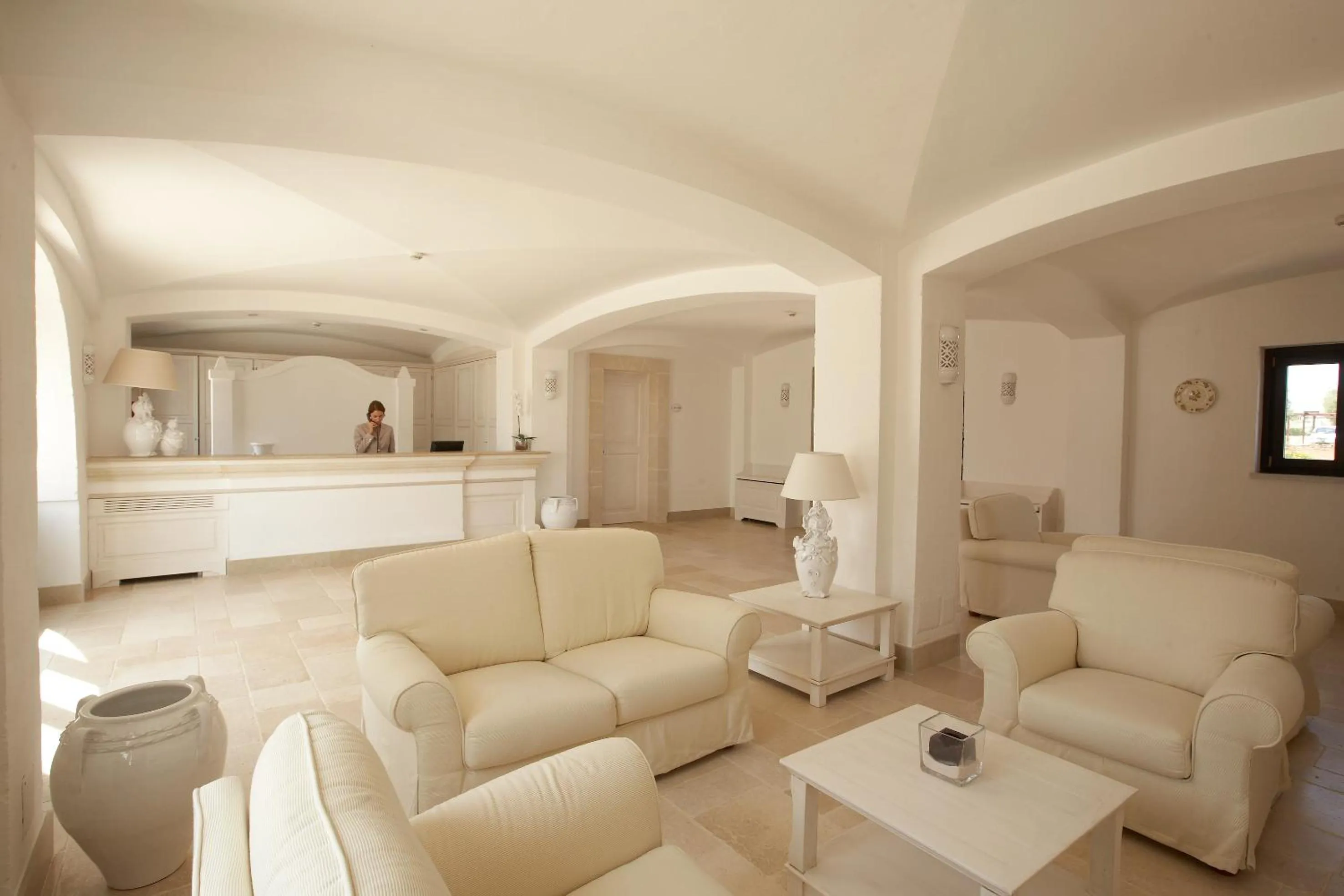 Lobby or reception in Borgobianco Resort & Spa Polignano - MGallery Collection