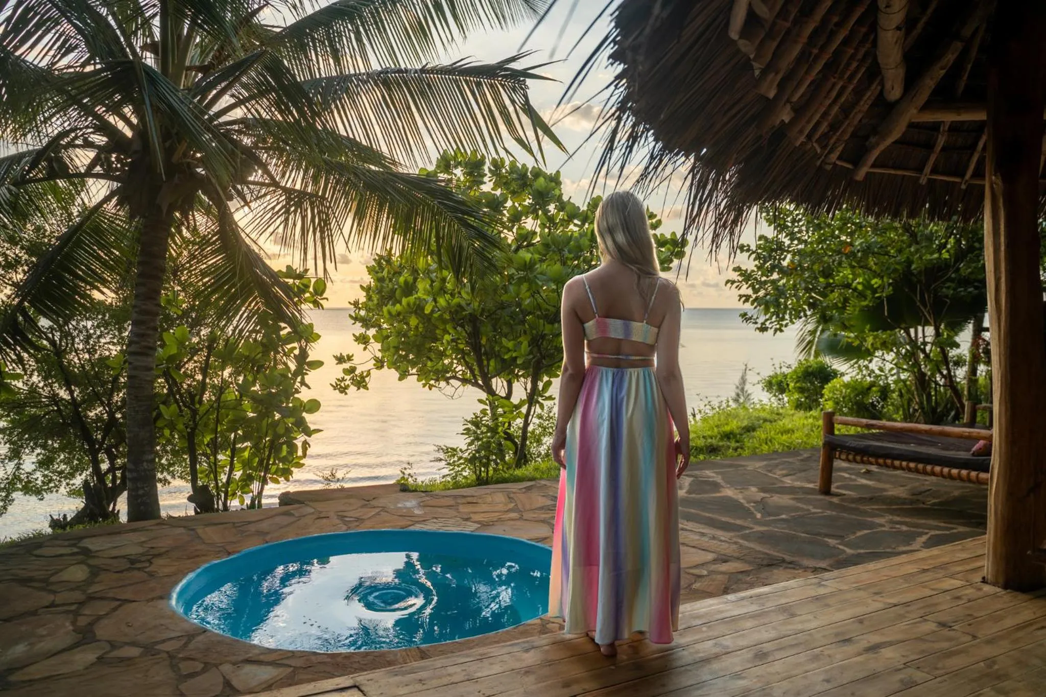 Balcony/Terrace in Marafiki Bungalows