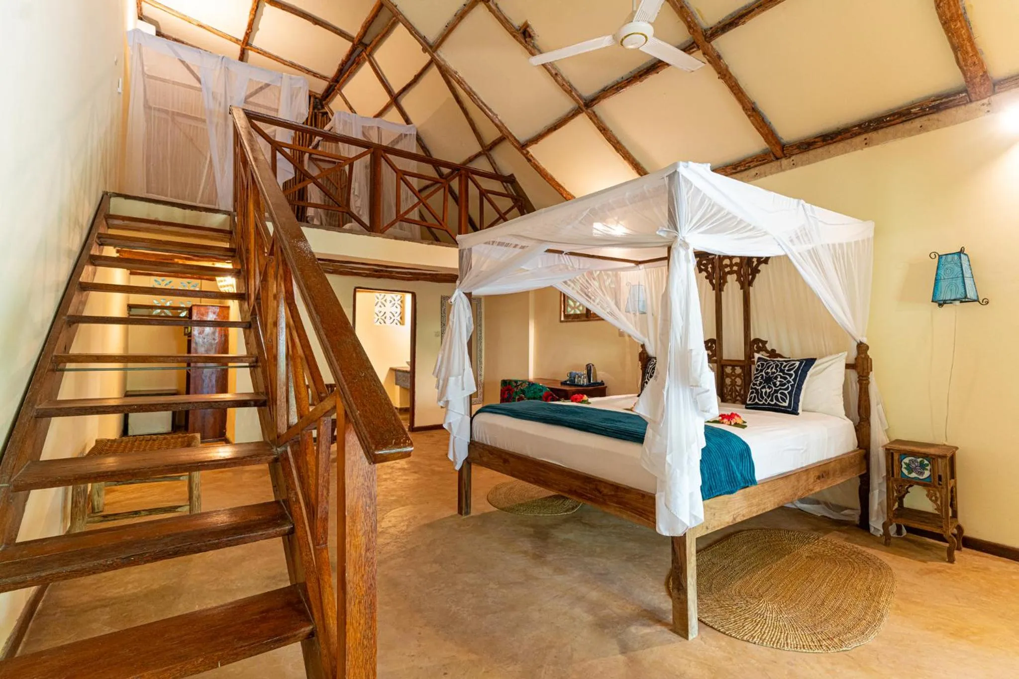 Bed in Marafiki Bungalows