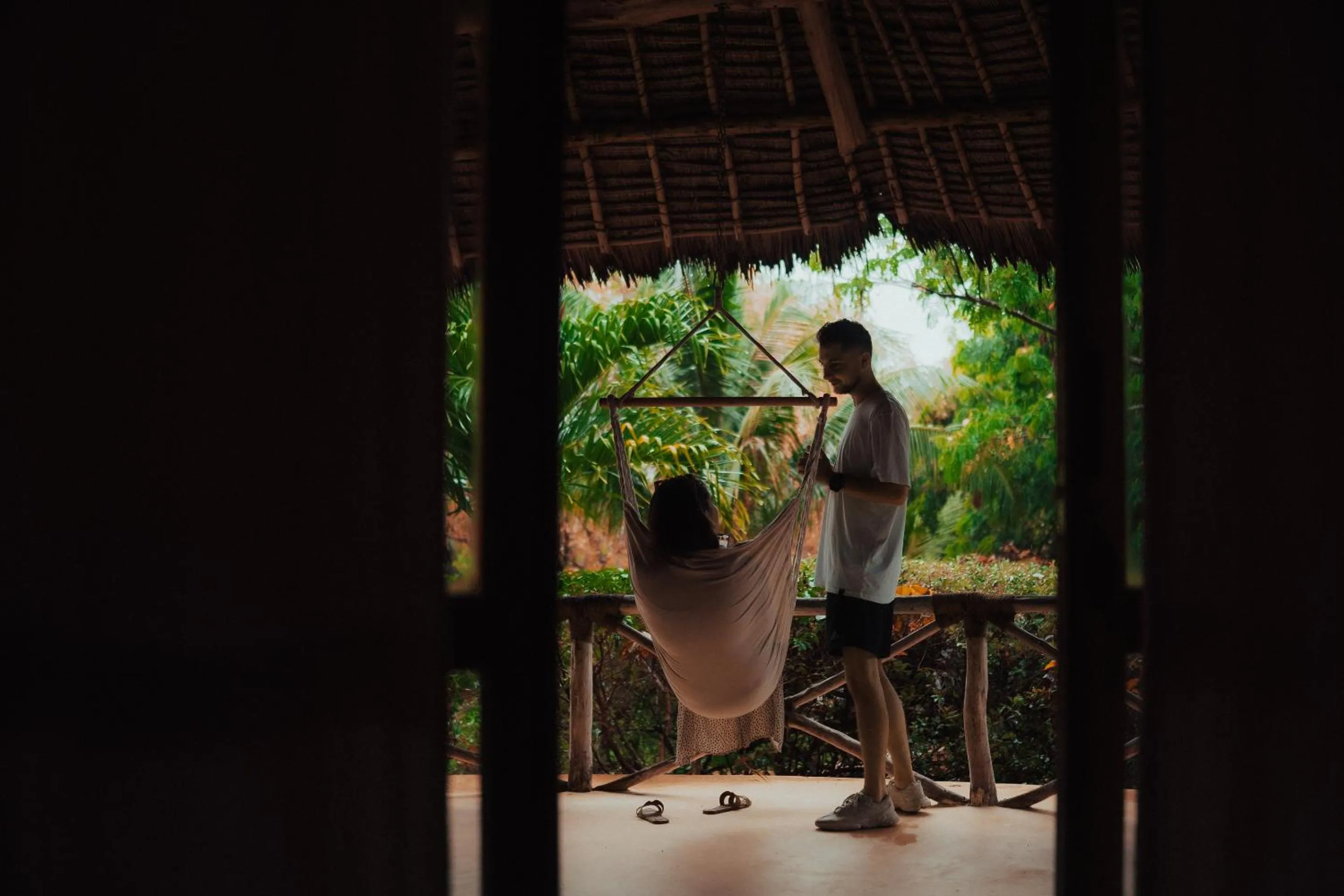 Balcony/Terrace in Marafiki Bungalows