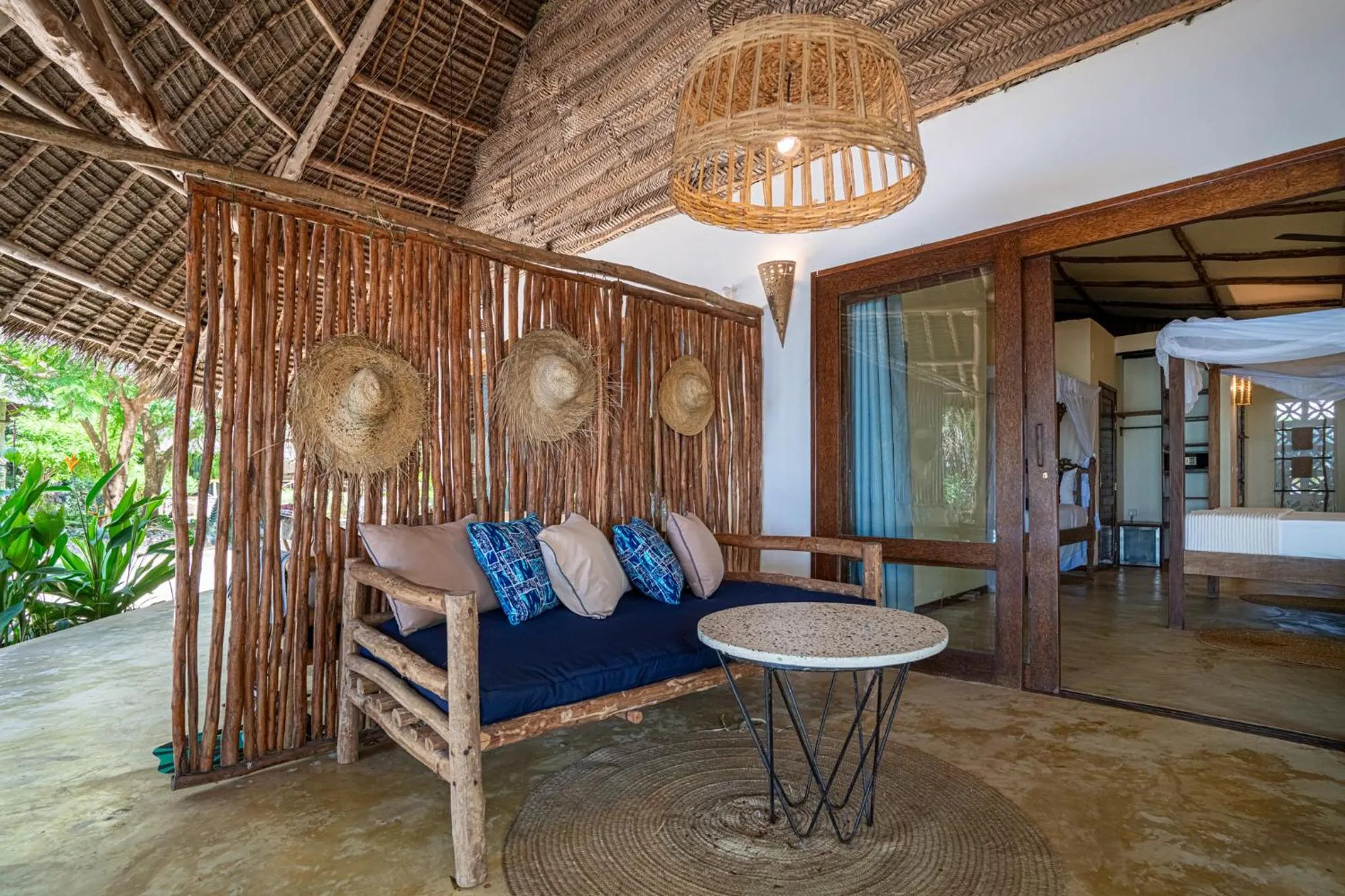 Balcony/Terrace in Marafiki Bungalows