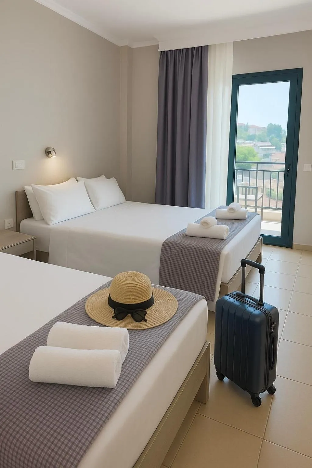 Bedroom, Bed in Samel Hotel