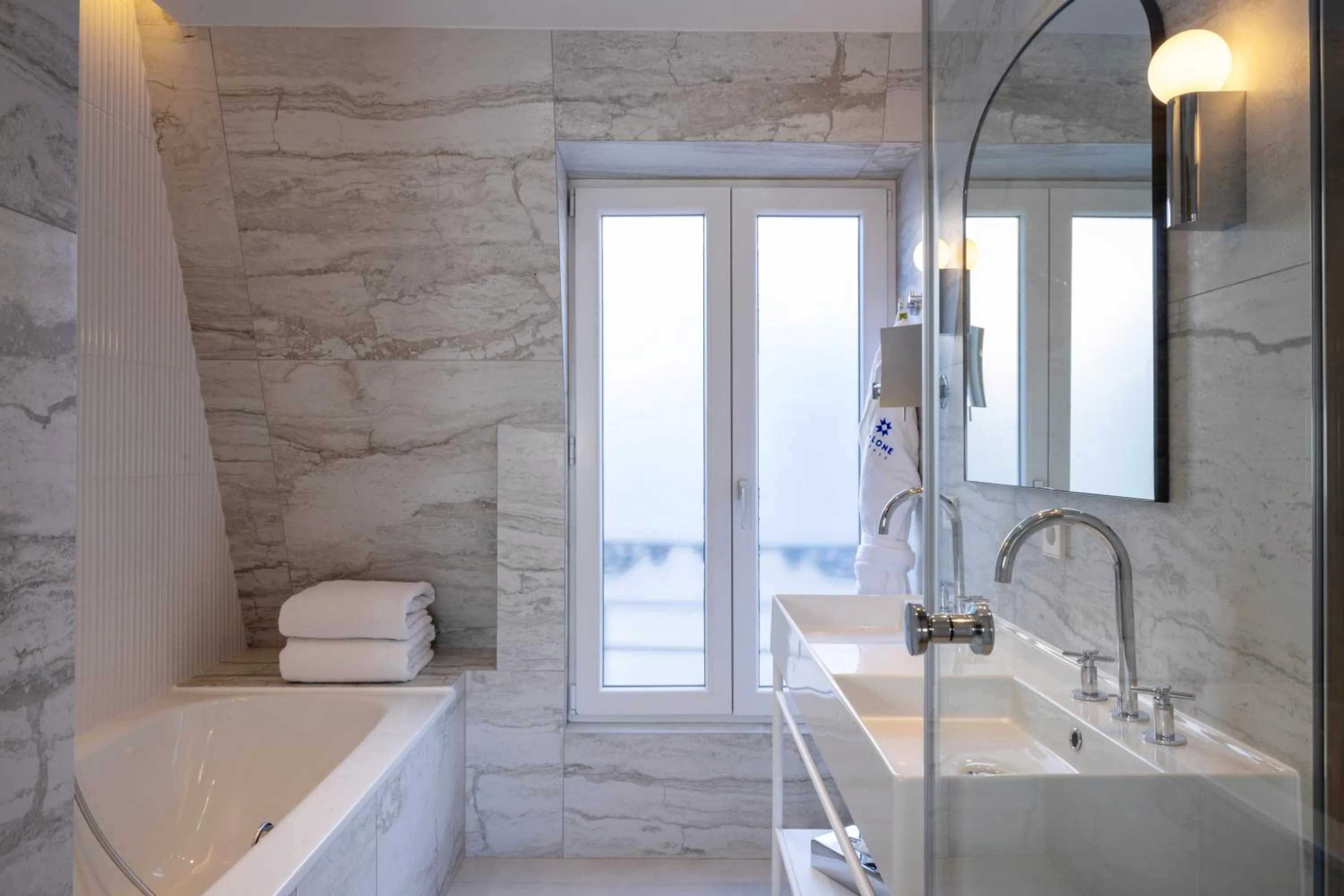 Bathroom in Hotel des Carmes by Malone