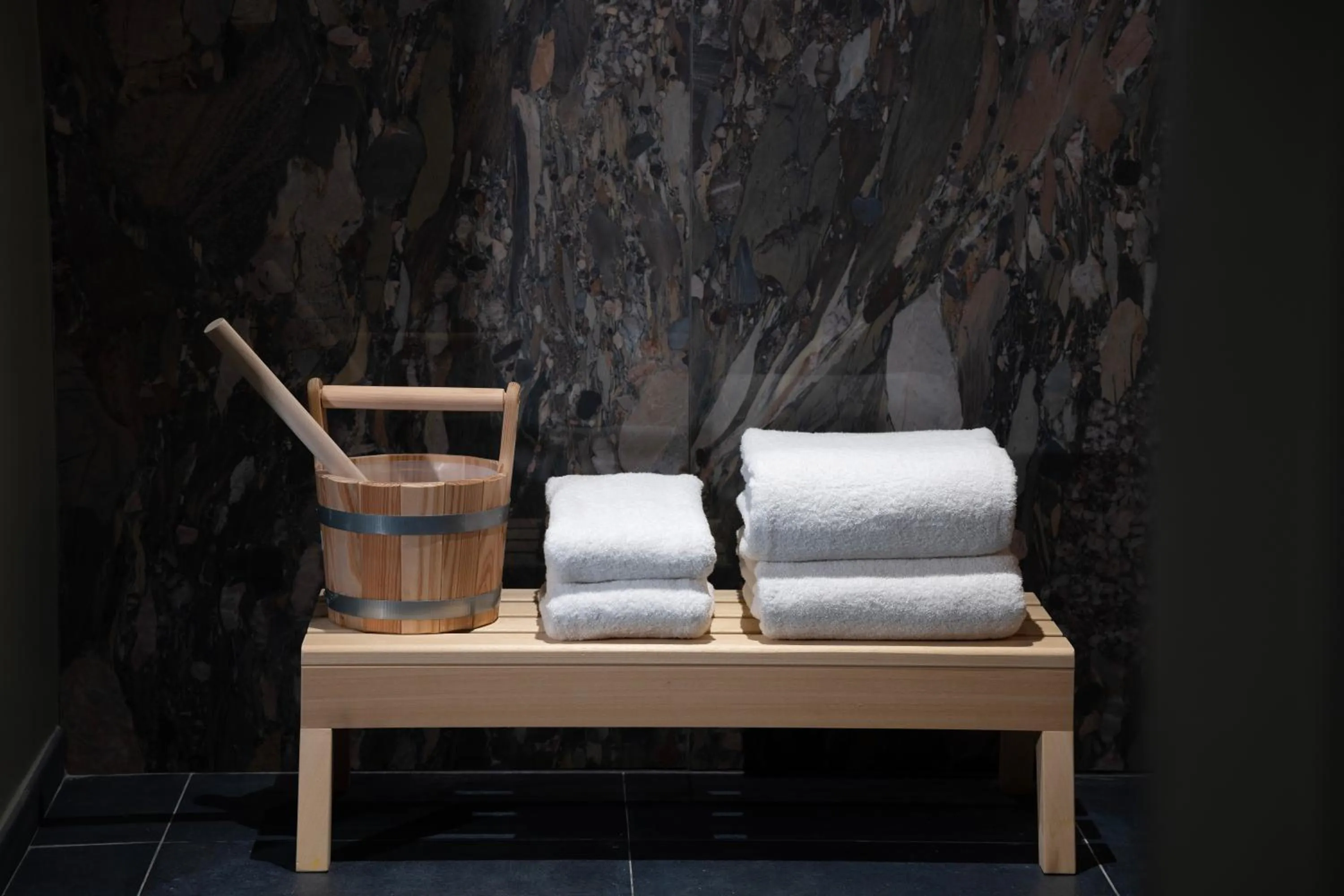 Sauna in Hotel des Carmes by Malone