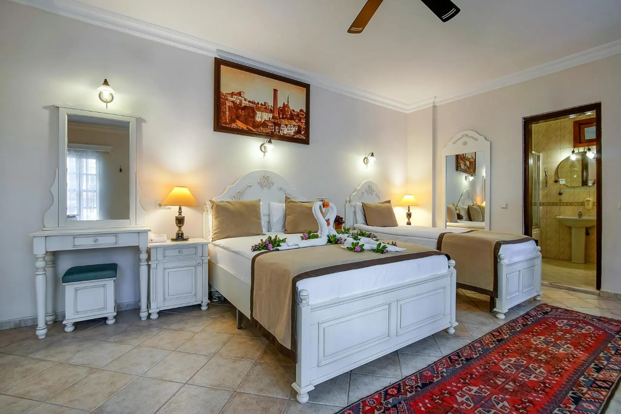 Photo of the whole room, Bed in La Paloma Hotel